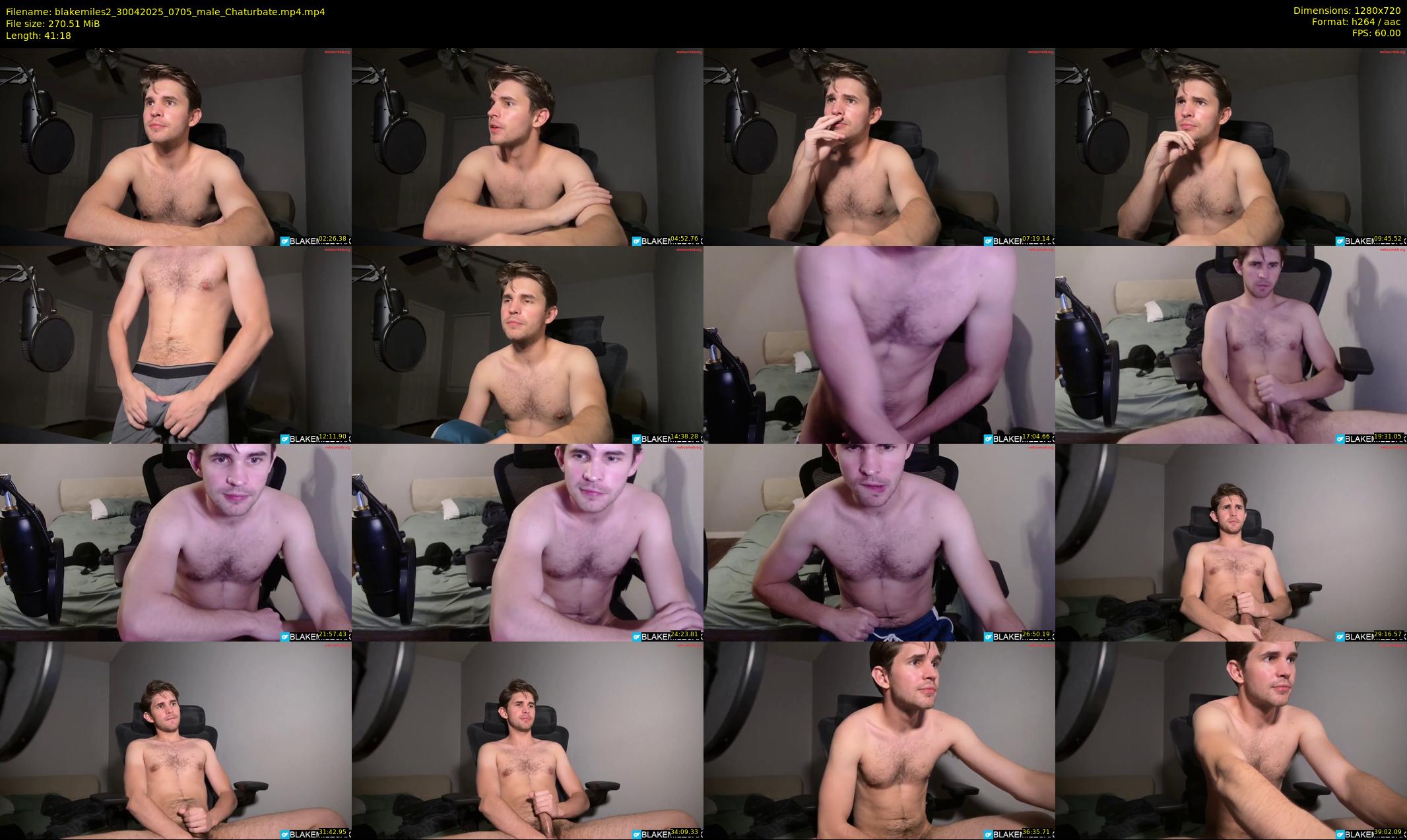 blakemiles2 — 42 minute Chaturbate male cam show recording, 720p, Apr 30, 2025