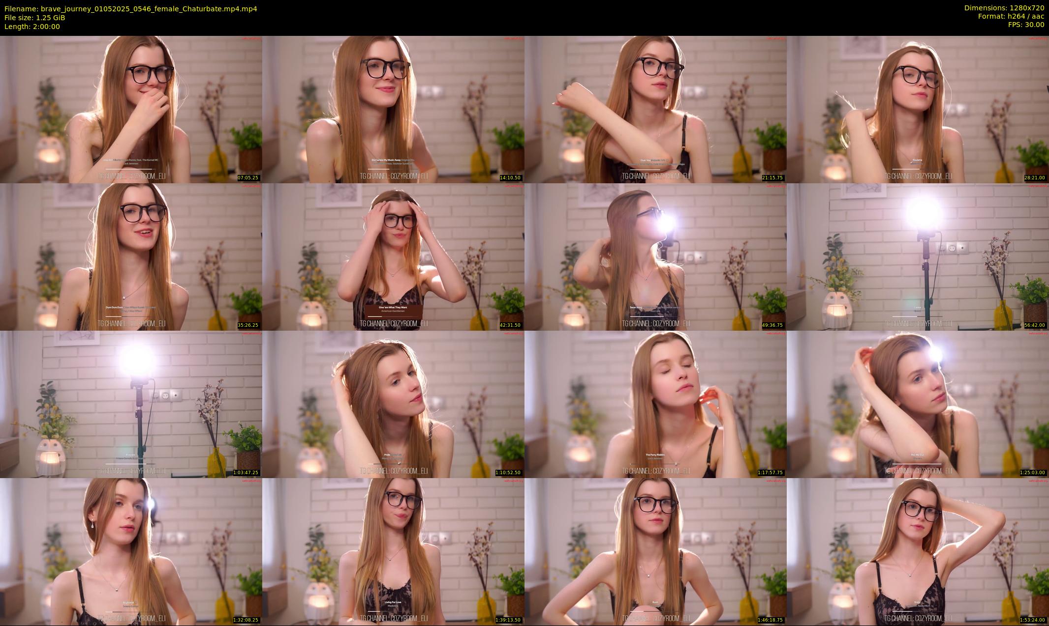 brave_journey — 120 minute Chaturbate female cam show recording, 720p, May 1, 2025