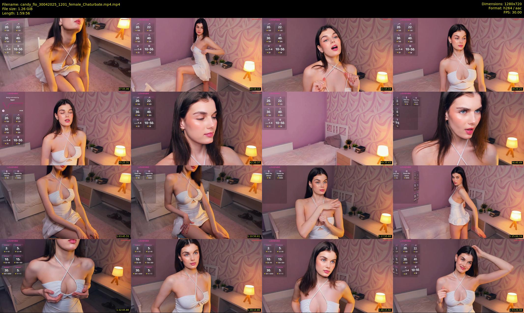 candy_flo — 120 minute Chaturbate female cam show recording, 720p, Apr 30, 2025