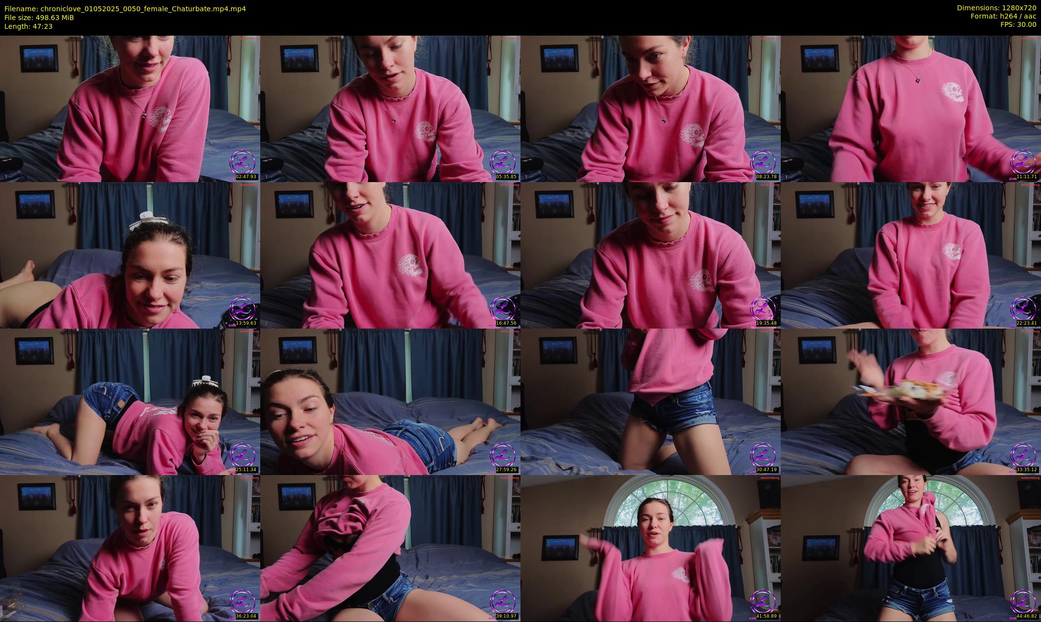 chroniclove — 48 minute Chaturbate female cam show recording, 720p, May 1, 2025