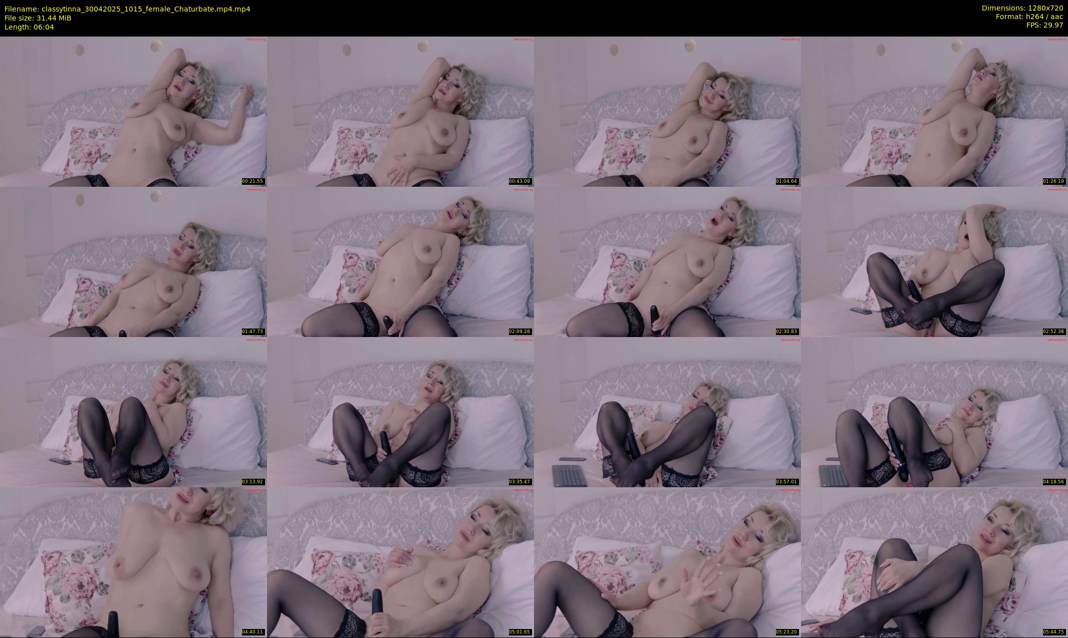 classytinna — 7 minute Chaturbate female cam show recording, 720p, Apr 30, 2025