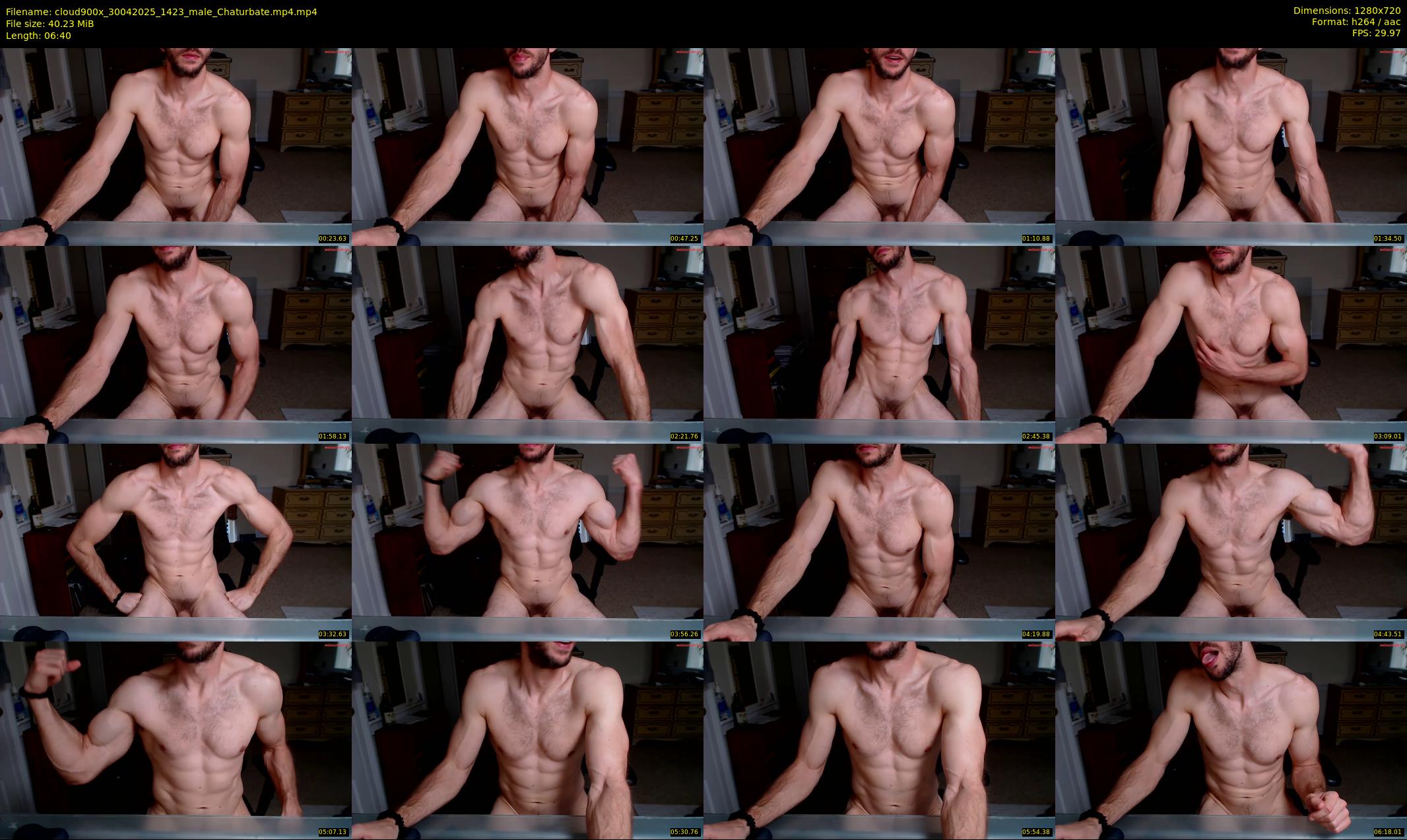 cloud900x — 7 minute Chaturbate male cam show recording, 720p, Apr 30, 2025