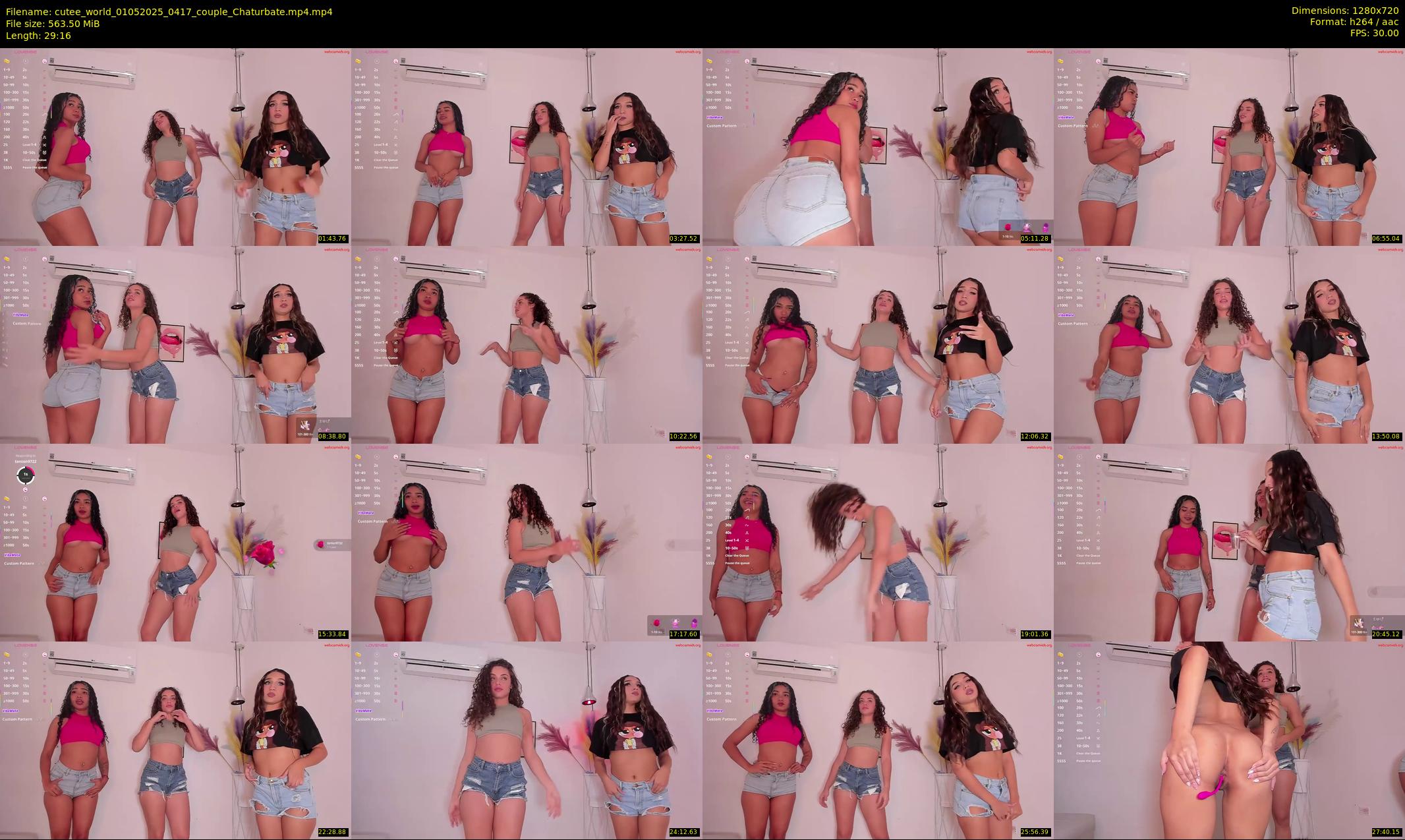 cutee_world — 30 minute Chaturbate female cam show recording, 720p, May 1, 2025