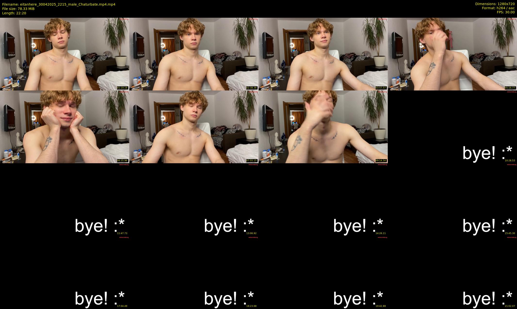 eitanhere — 23 minute Chaturbate male cam show recording, 720p, Apr 30, 2025
