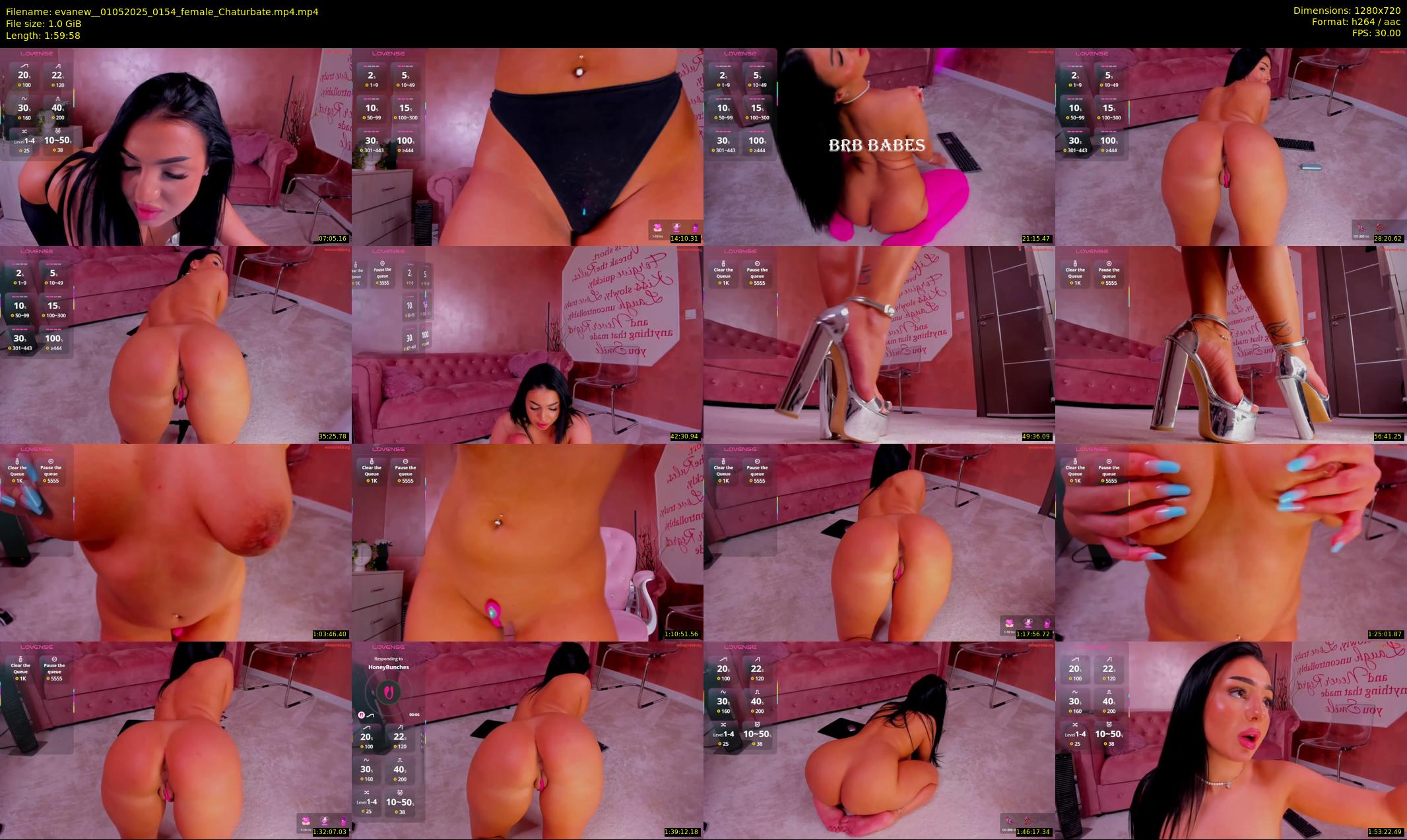 evanew_ — 120 minute Chaturbate female cam show recording, 720p, May 1, 2025