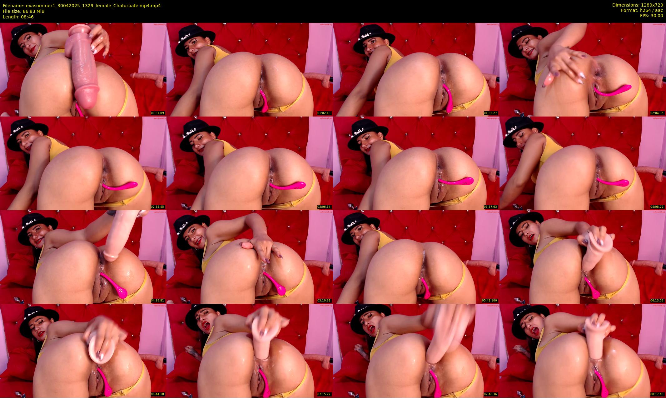 evasummer1 — 9 minute Chaturbate female cam show recording, 720p, Apr 30, 2025