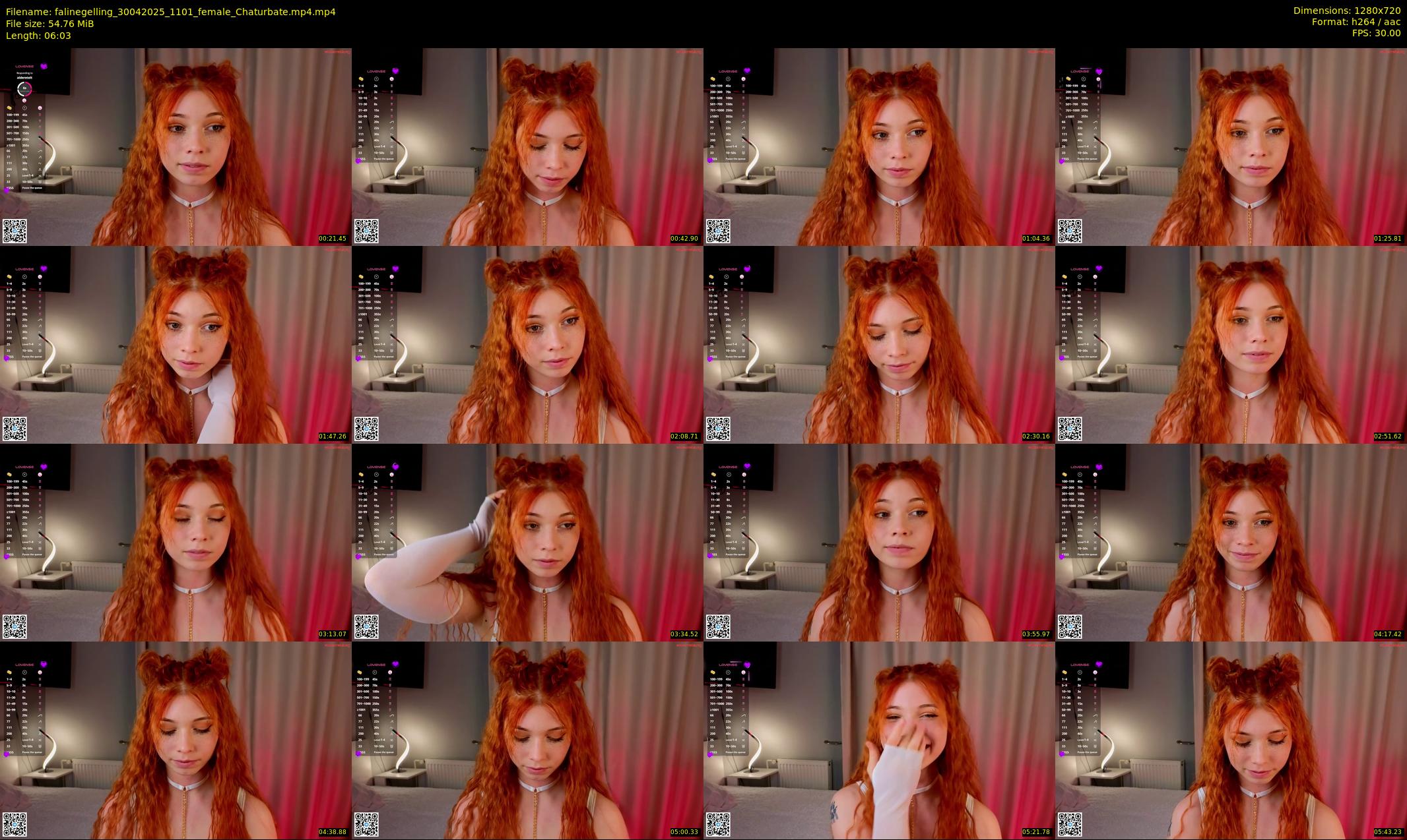 falinegelling — 7 minute Chaturbate female cam show recording, 720p, Apr 30, 2025
