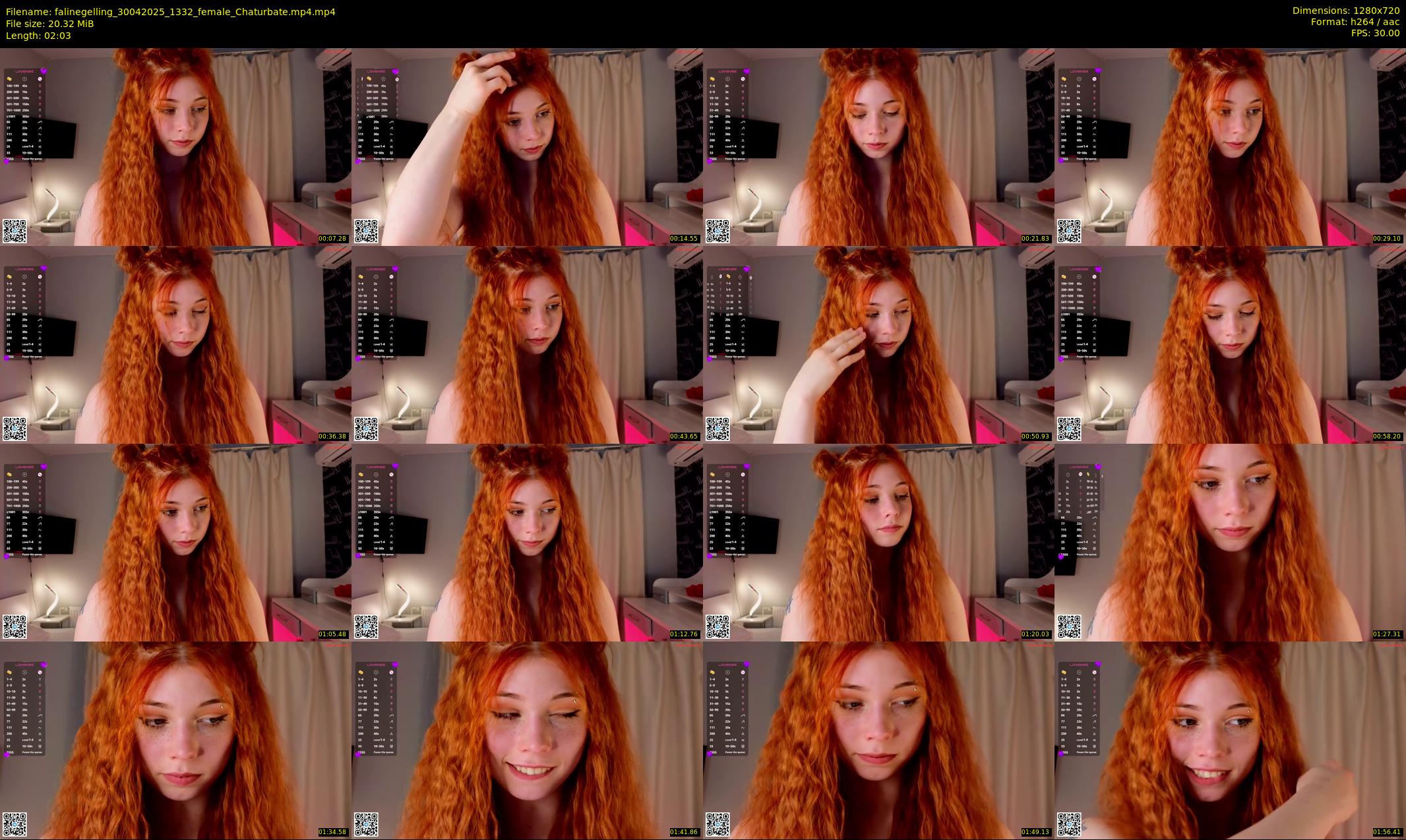 falinegelling — 3 minute Chaturbate female cam show recording, 720p, Apr 30, 2025