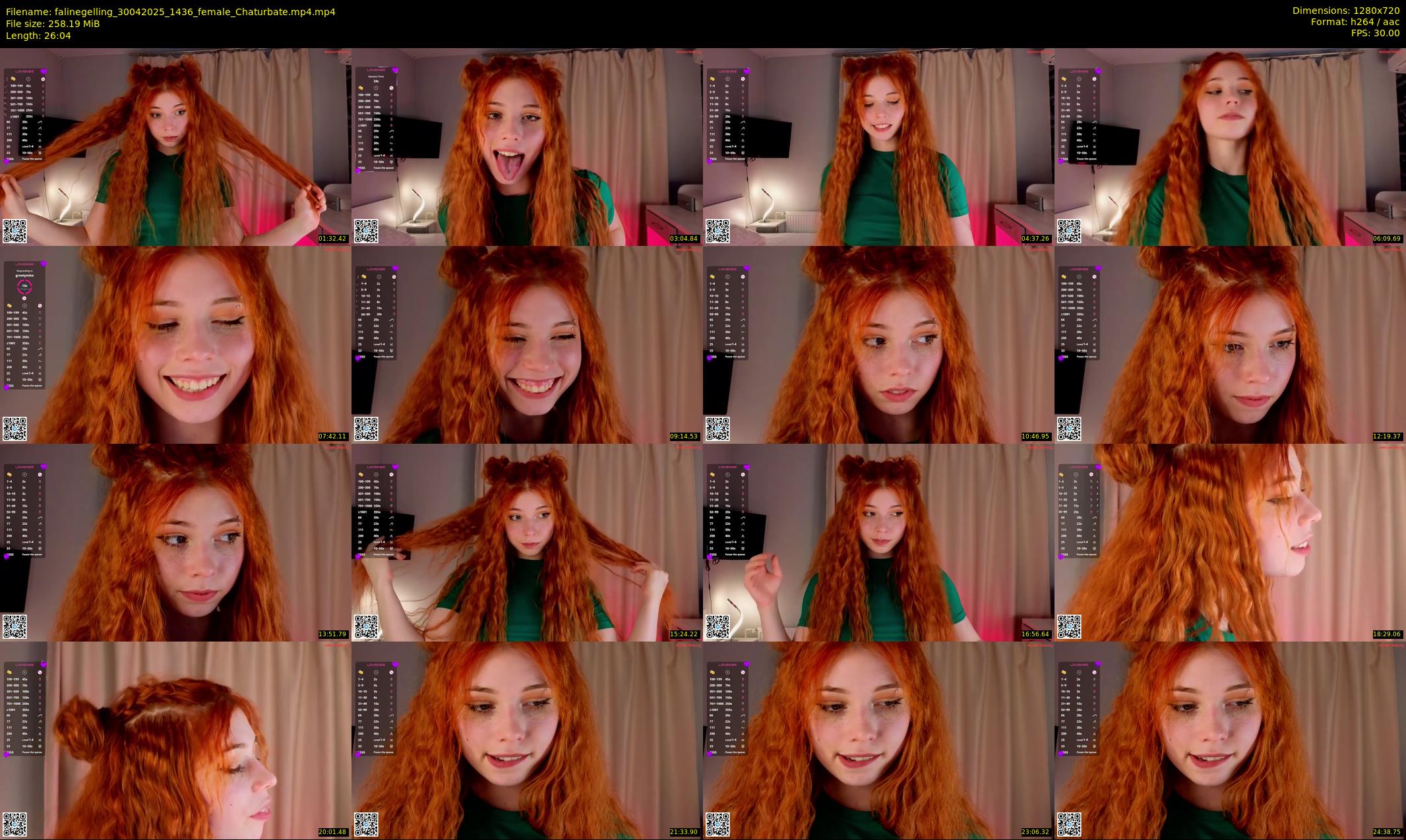 falinegelling — 27 minute Chaturbate female cam show recording, 720p, Apr 30, 2025