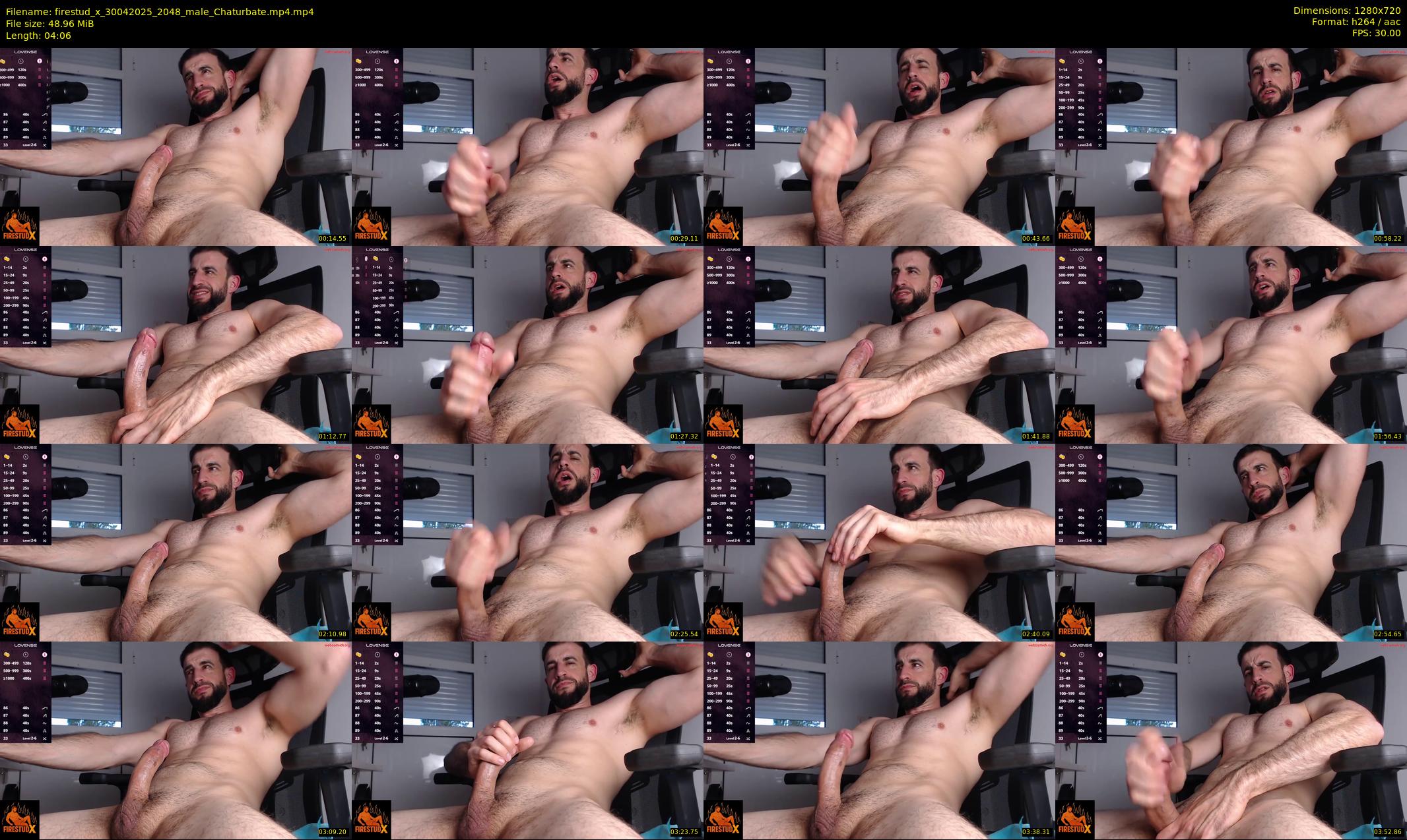 firestud_x — 5 minute Chaturbate male cam show recording, 720p, Apr 30, 2025