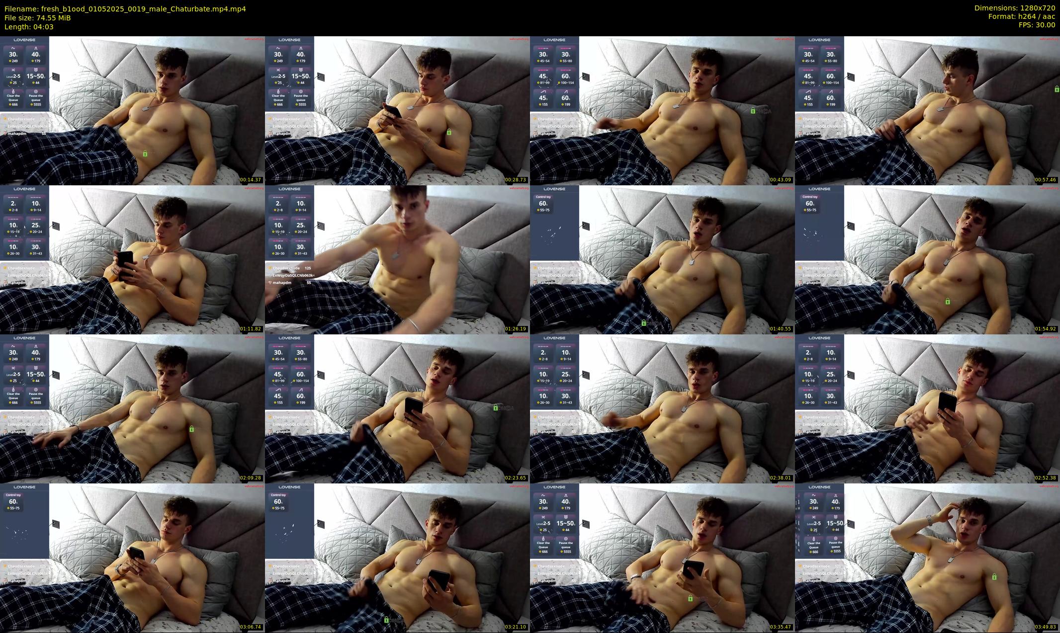 fresh_b1ood — 5 minute Chaturbate male cam show recording, 720p, May 1, 2025
