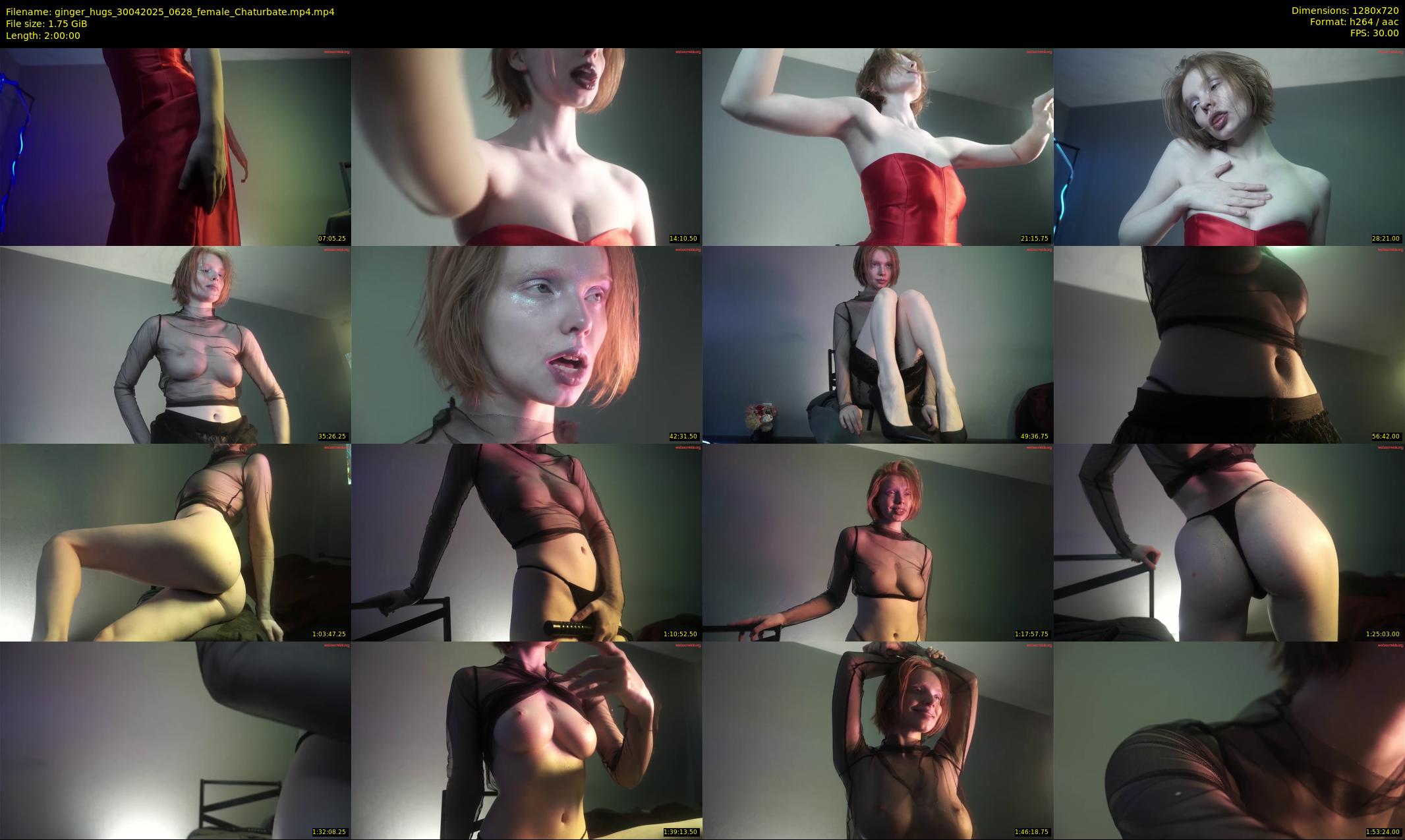ginger_hugs — 120 minute Chaturbate female cam show recording, 720p, Apr 30, 2025