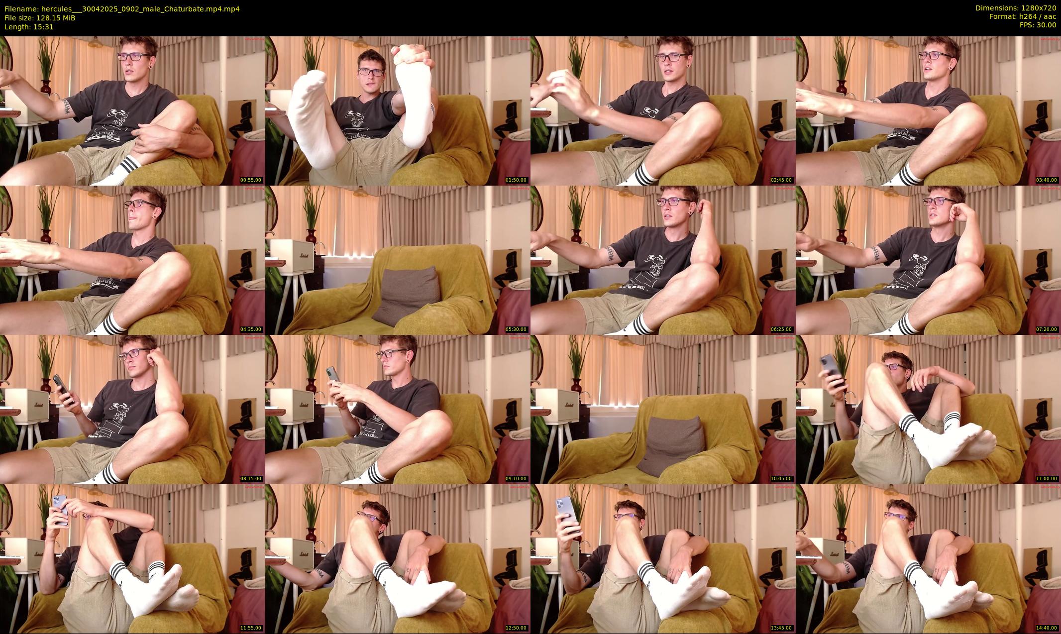 hercules__ — 16 minute Chaturbate male cam show recording, 720p, Apr 30, 2025