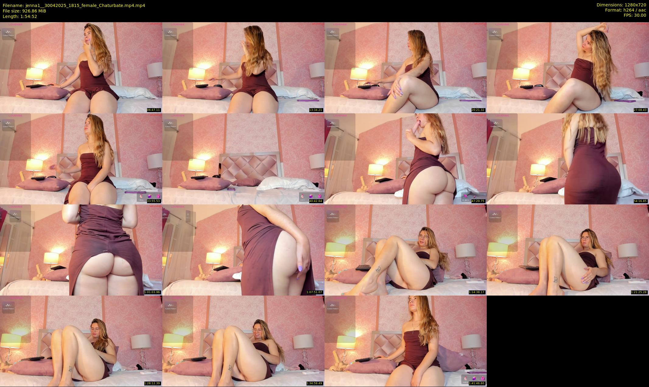 jenna1_ — 115 minute Chaturbate female cam show recording, 720p, Apr 30, 2025