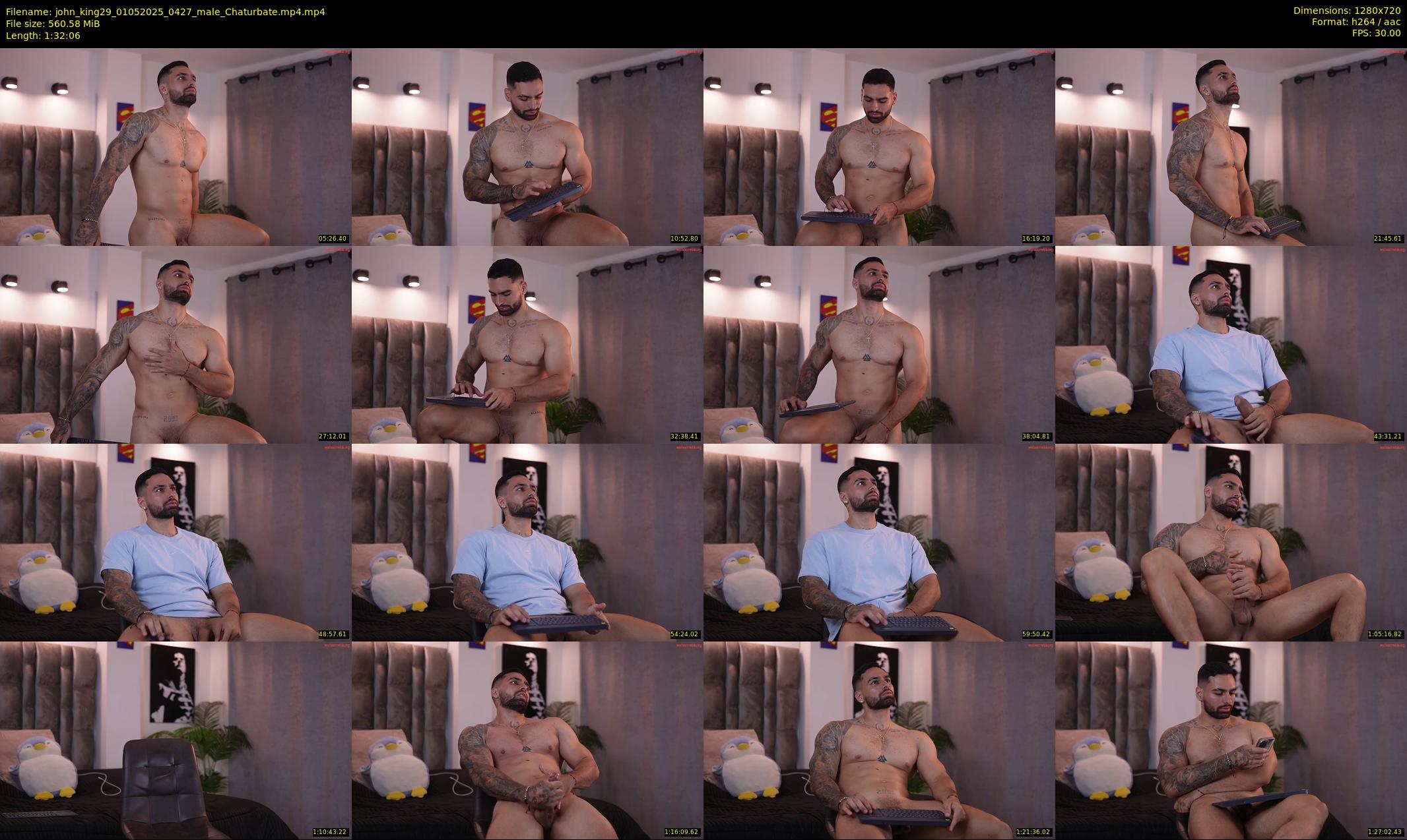 john_king29 — 93 minute Chaturbate male cam show recording, 720p, May 1, 2025
