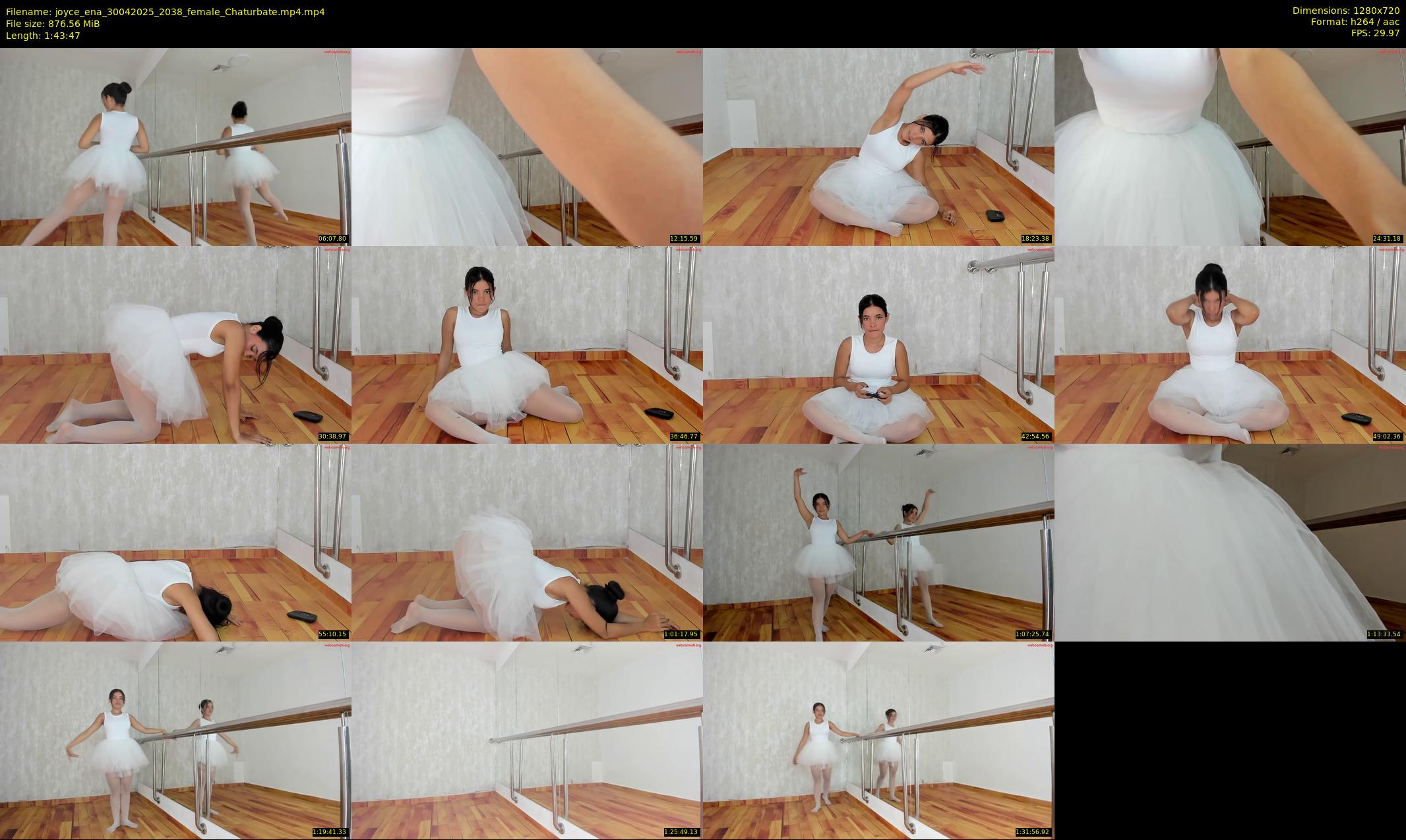 joyce_ena — 104 minute Chaturbate female cam show recording, 720p, Apr 30, 2025