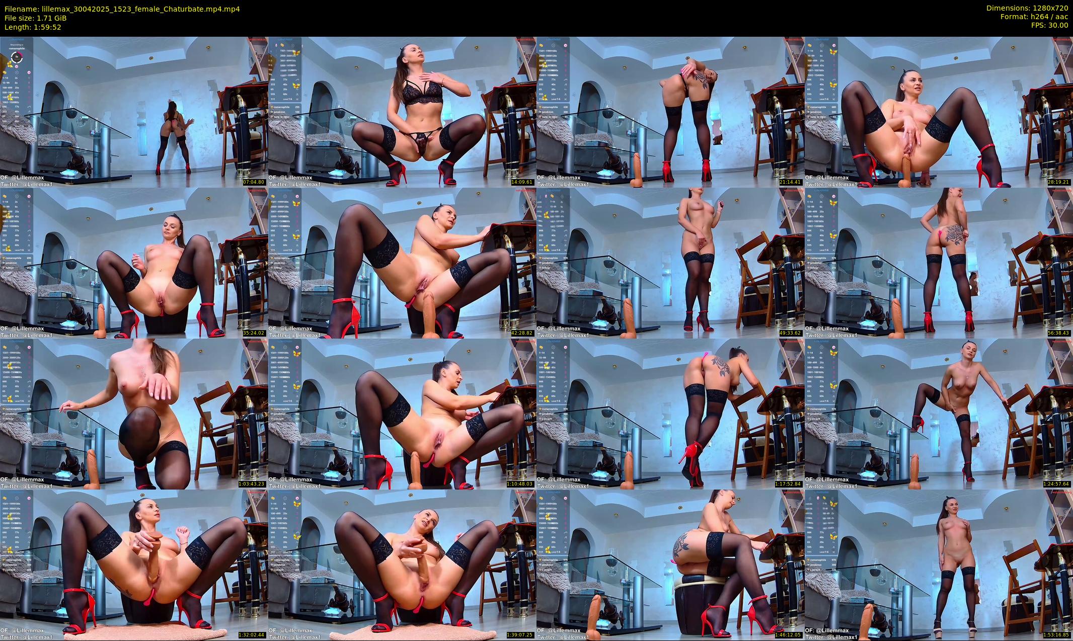 lillemax — 120 minute Chaturbate female cam show recording, 720p, Apr 30, 2025