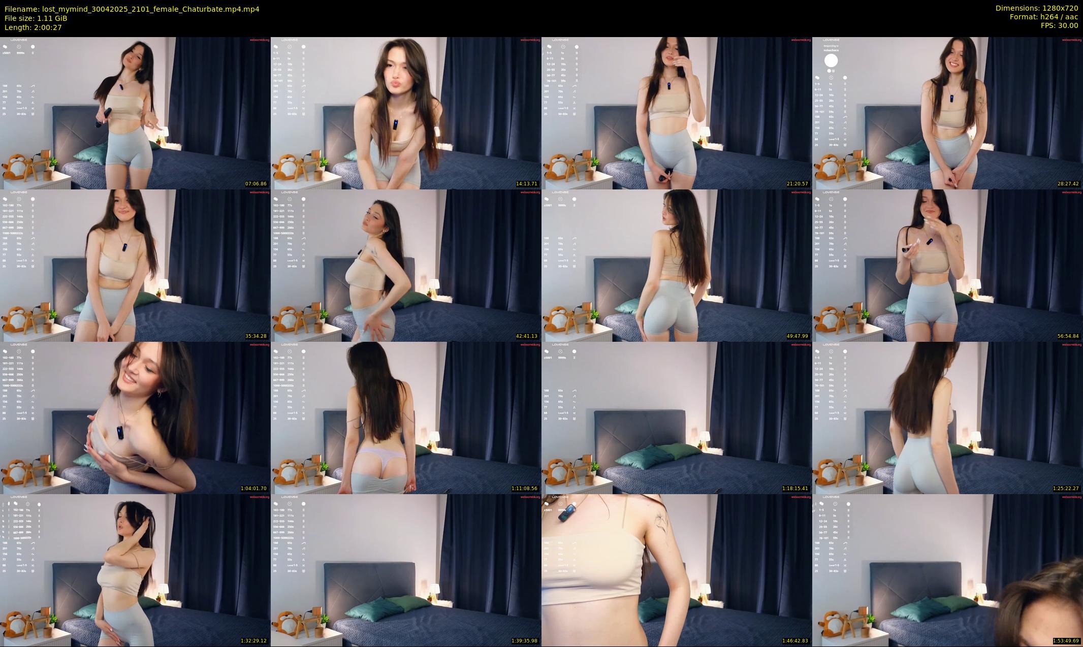 lost_mymind — 121 minute Chaturbate female cam show recording, 720p, Apr 30, 2025
