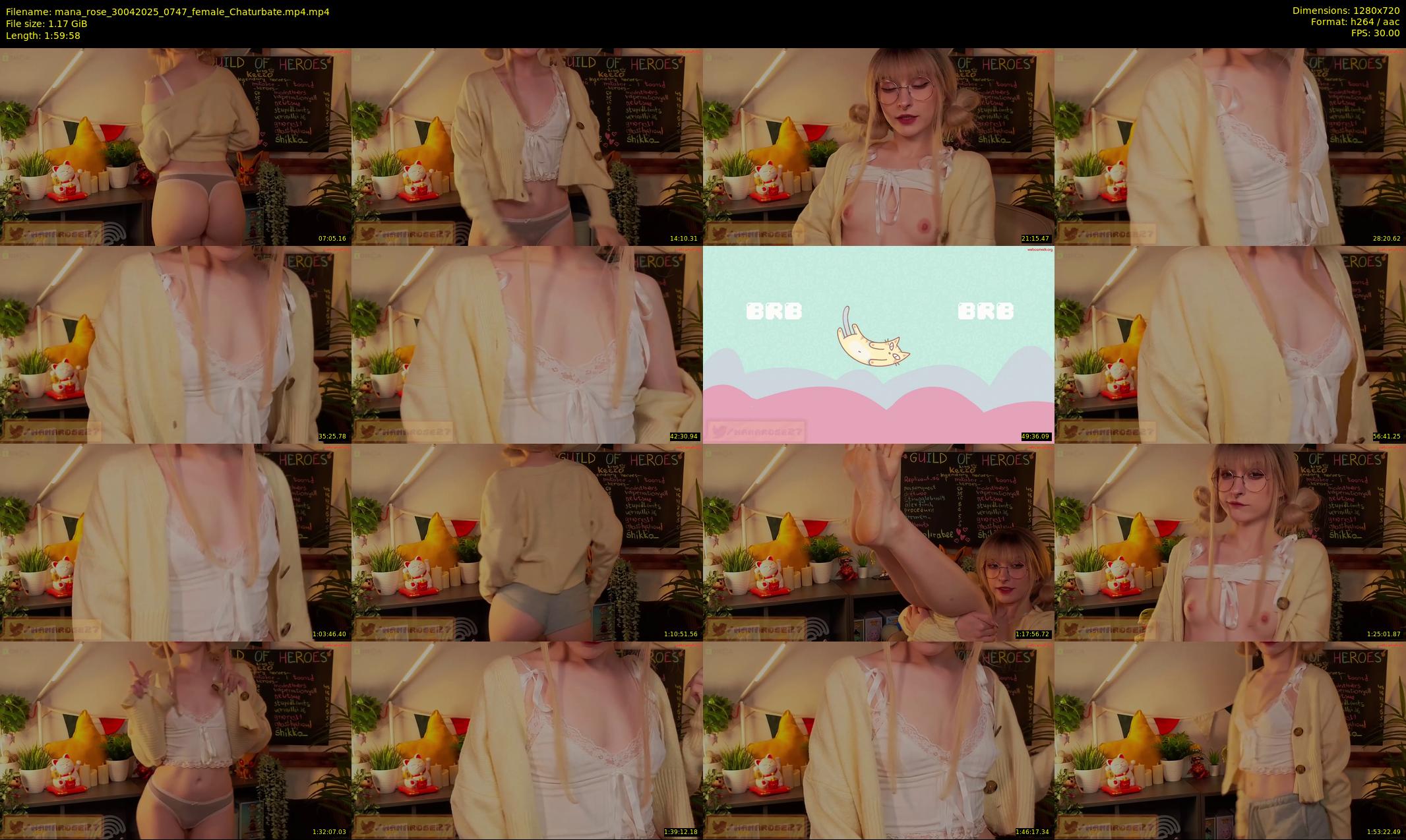 mana_rose — 120 minute Chaturbate female cam show recording, 720p, Apr 30, 2025