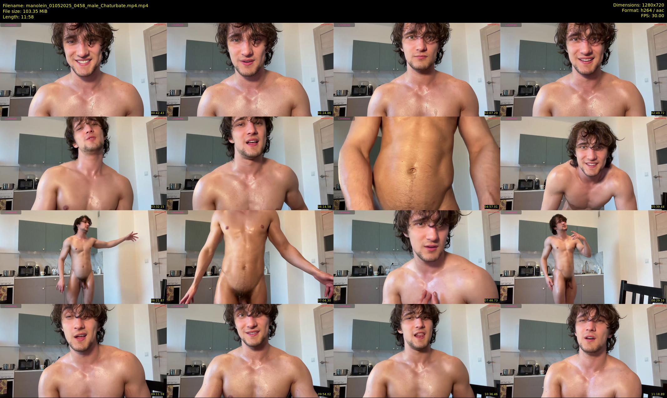 manolein — 12 minute Chaturbate male cam show recording, 720p, May 1, 2025