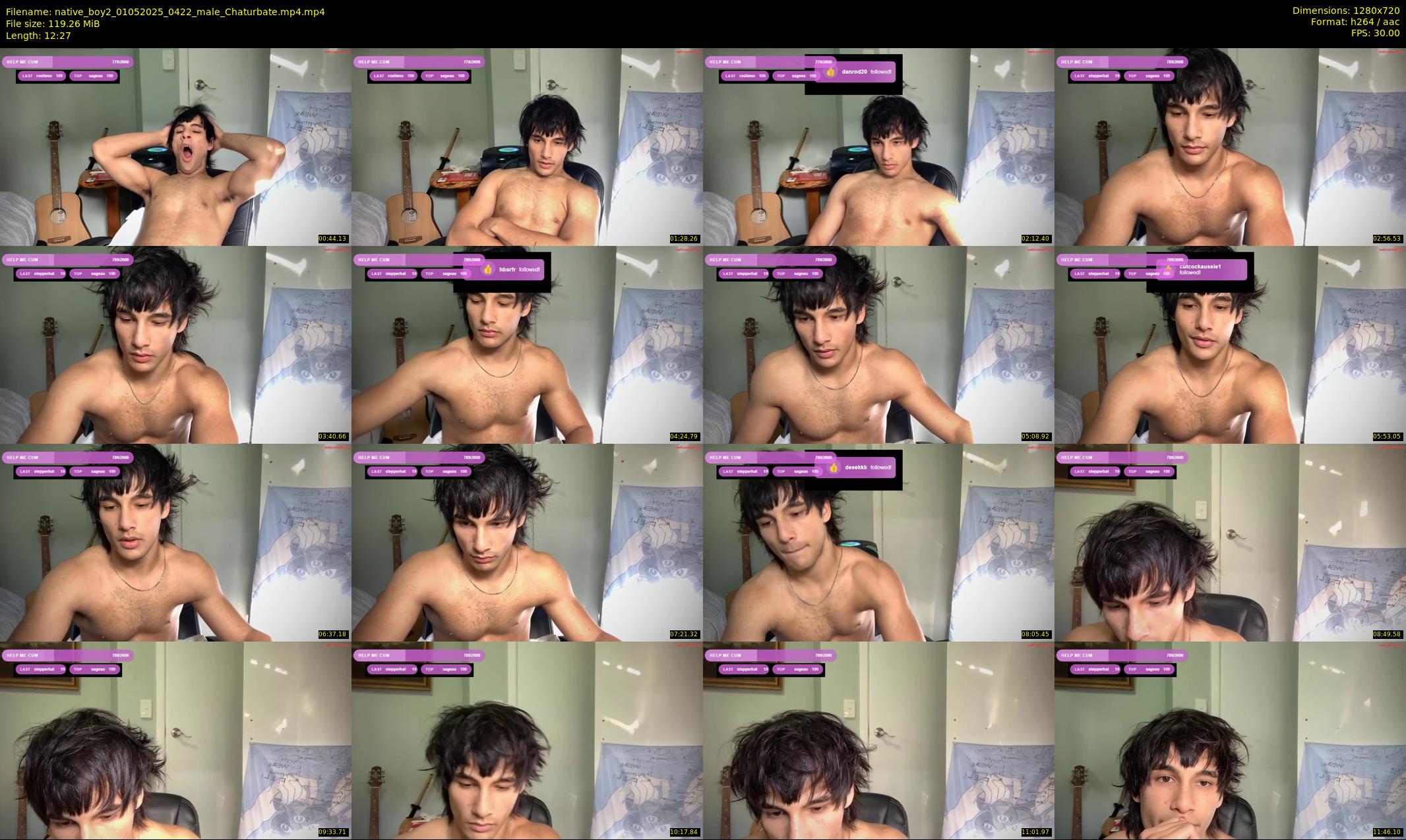 native_boy2 — 13 minute Chaturbate male cam show recording, 720p, May 1, 2025