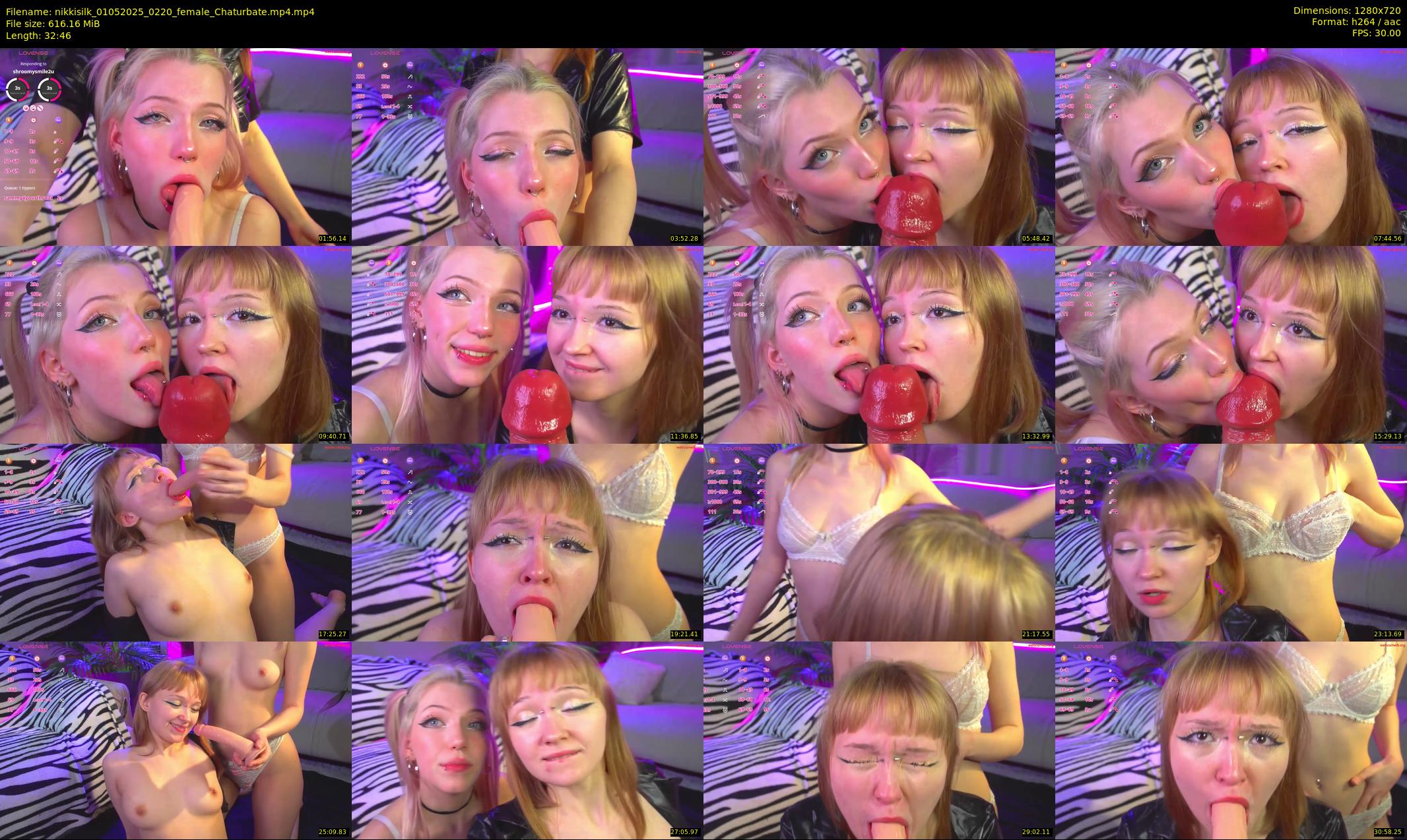 nikkisilk — 33 minute Chaturbate female cam show recording, 720p, May 1, 2025