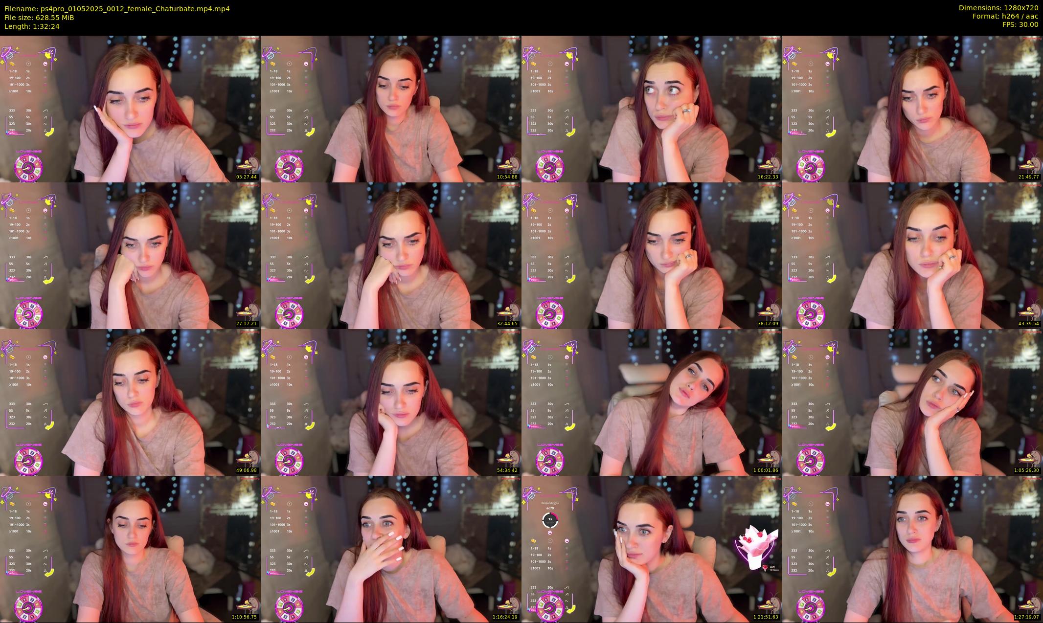 ps4pro — 93 minute Chaturbate female cam show recording, 720p, May 1, 2025