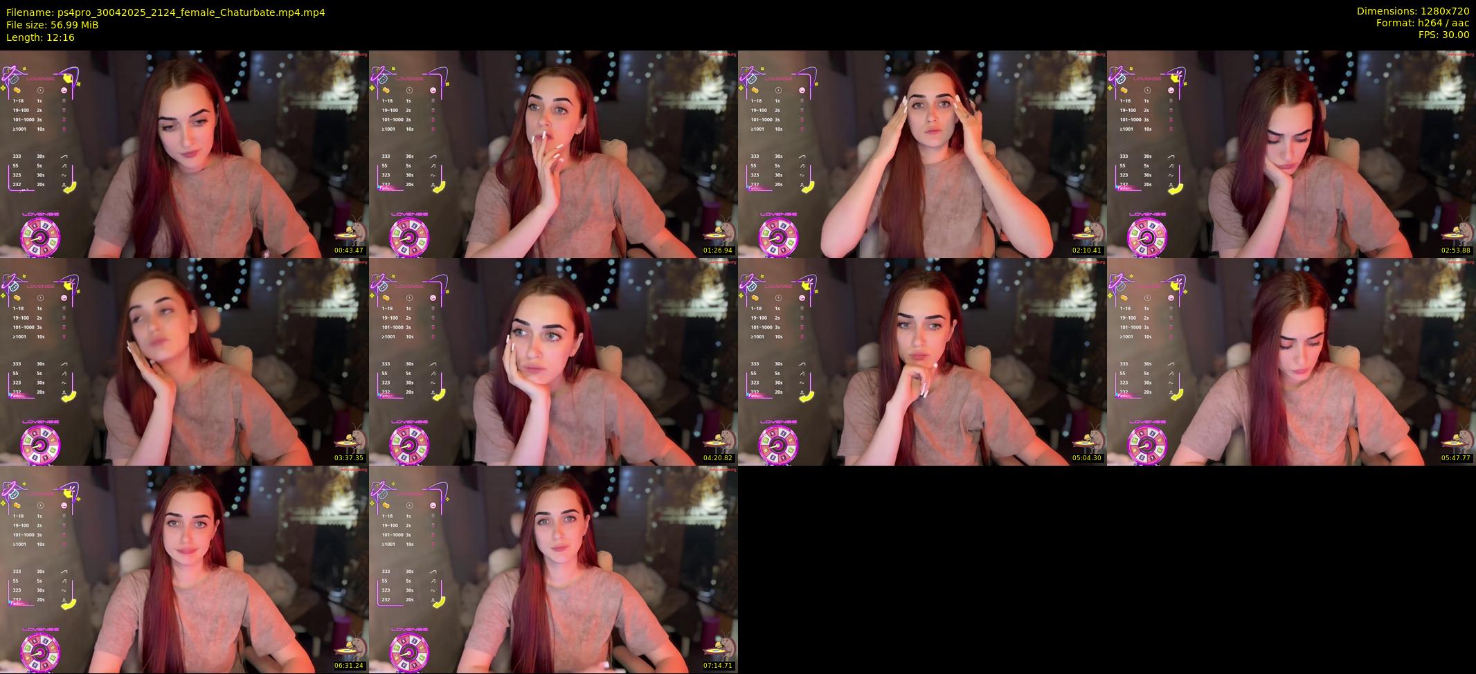 ps4pro — 13 minute Chaturbate female cam show recording, 720p, Apr 30, 2025