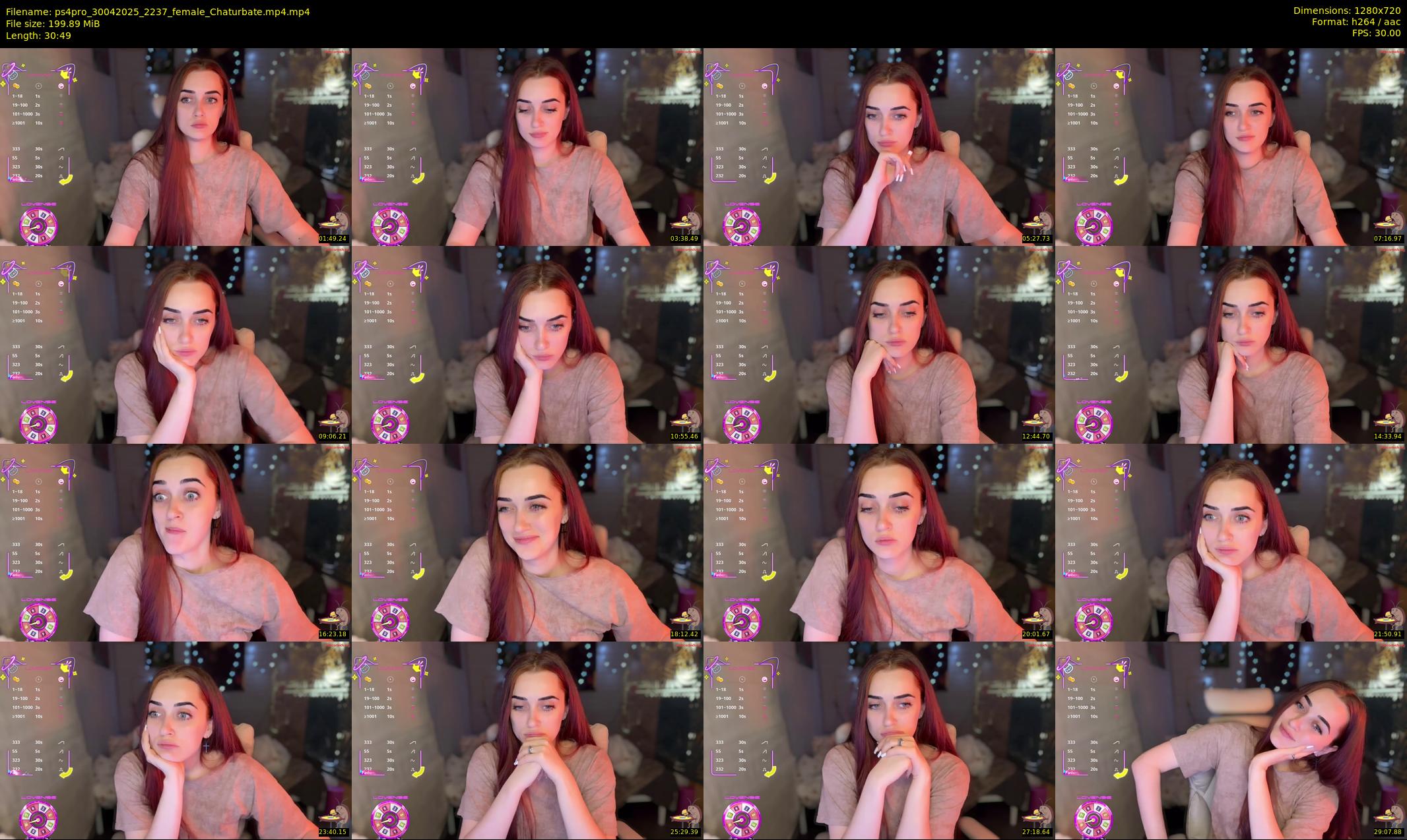 ps4pro — 31 minute Chaturbate female cam show recording, 720p, Apr 30, 2025