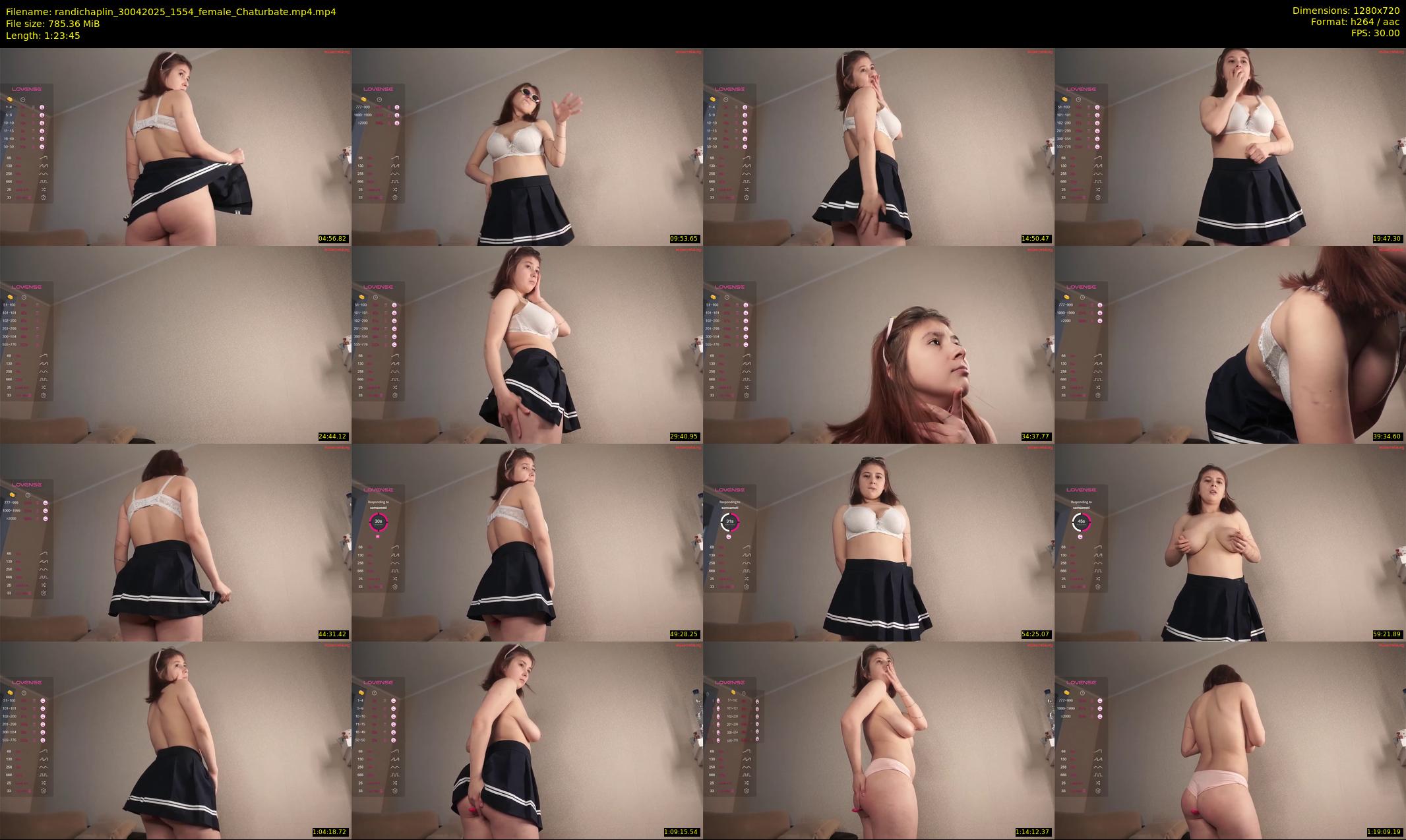 randichaplin — 84 minute Chaturbate female cam show recording, 720p, Apr 30, 2025