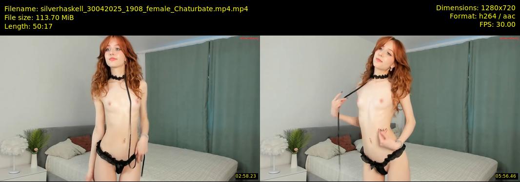 silverhaskell — 51 minute Chaturbate female cam show recording, 720p, Apr 30, 2025