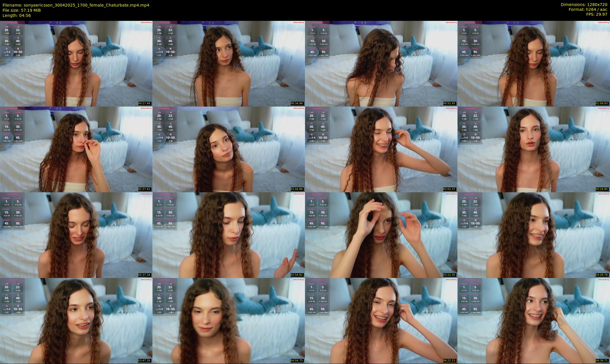 sonyaericsson — 5 minute Chaturbate female cam show recording, 720p, Apr 30, 2025