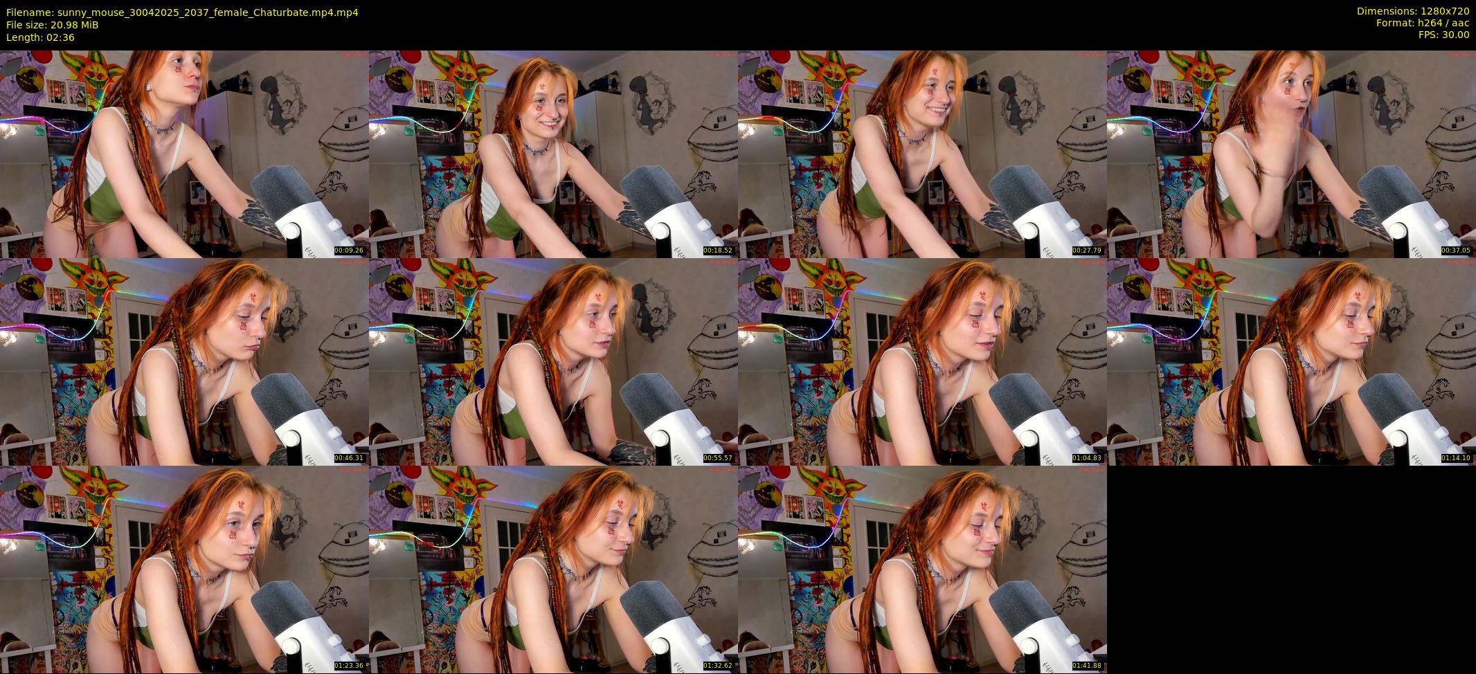 sunny_mouse — 3 minute Chaturbate female cam show recording, 720p, Apr 30, 2025