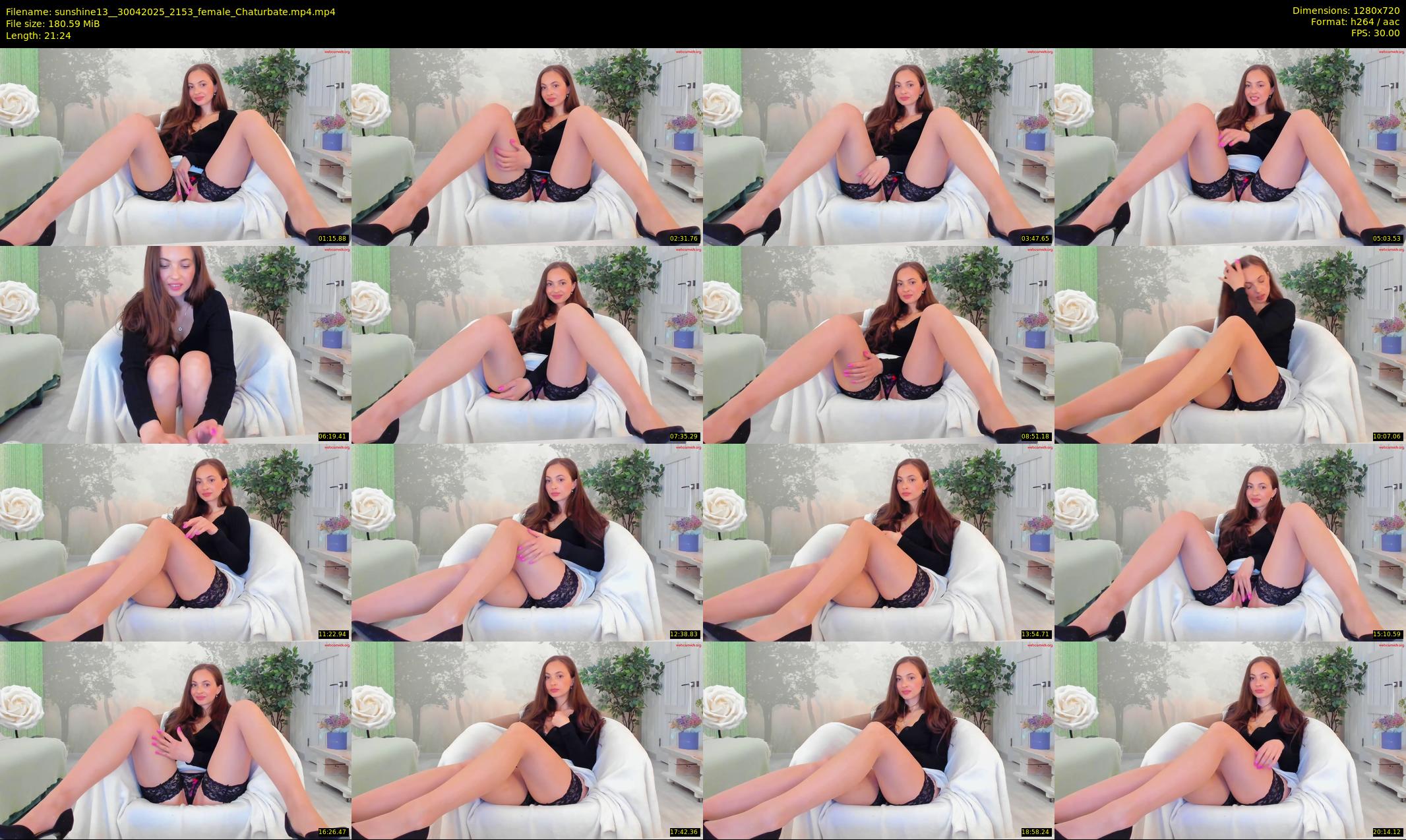 sunshine13_ — 22 minute Chaturbate female cam show recording, 720p, Apr 30, 2025