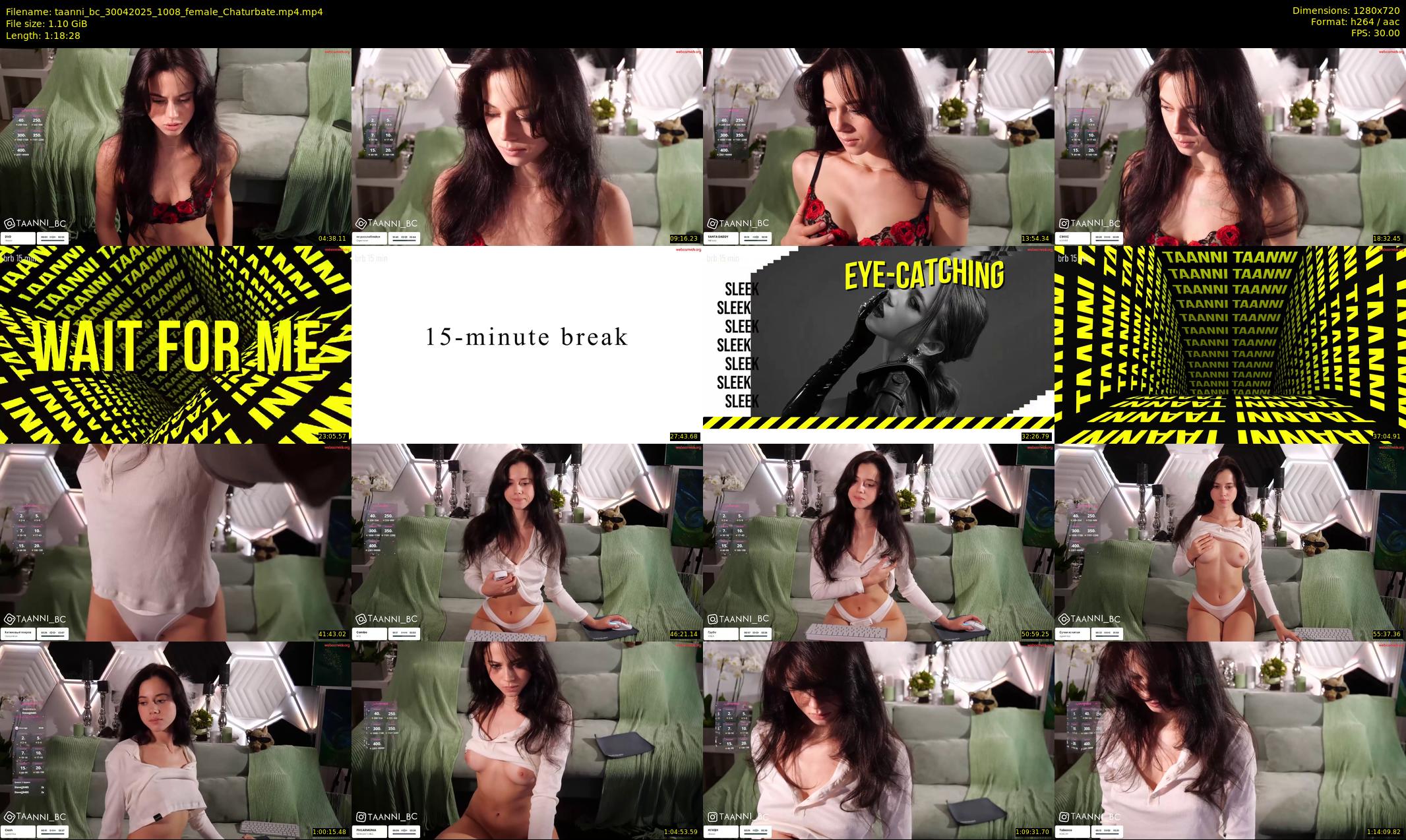 taanni_bc — 79 minute Chaturbate female cam show recording, 720p, Apr 30, 2025