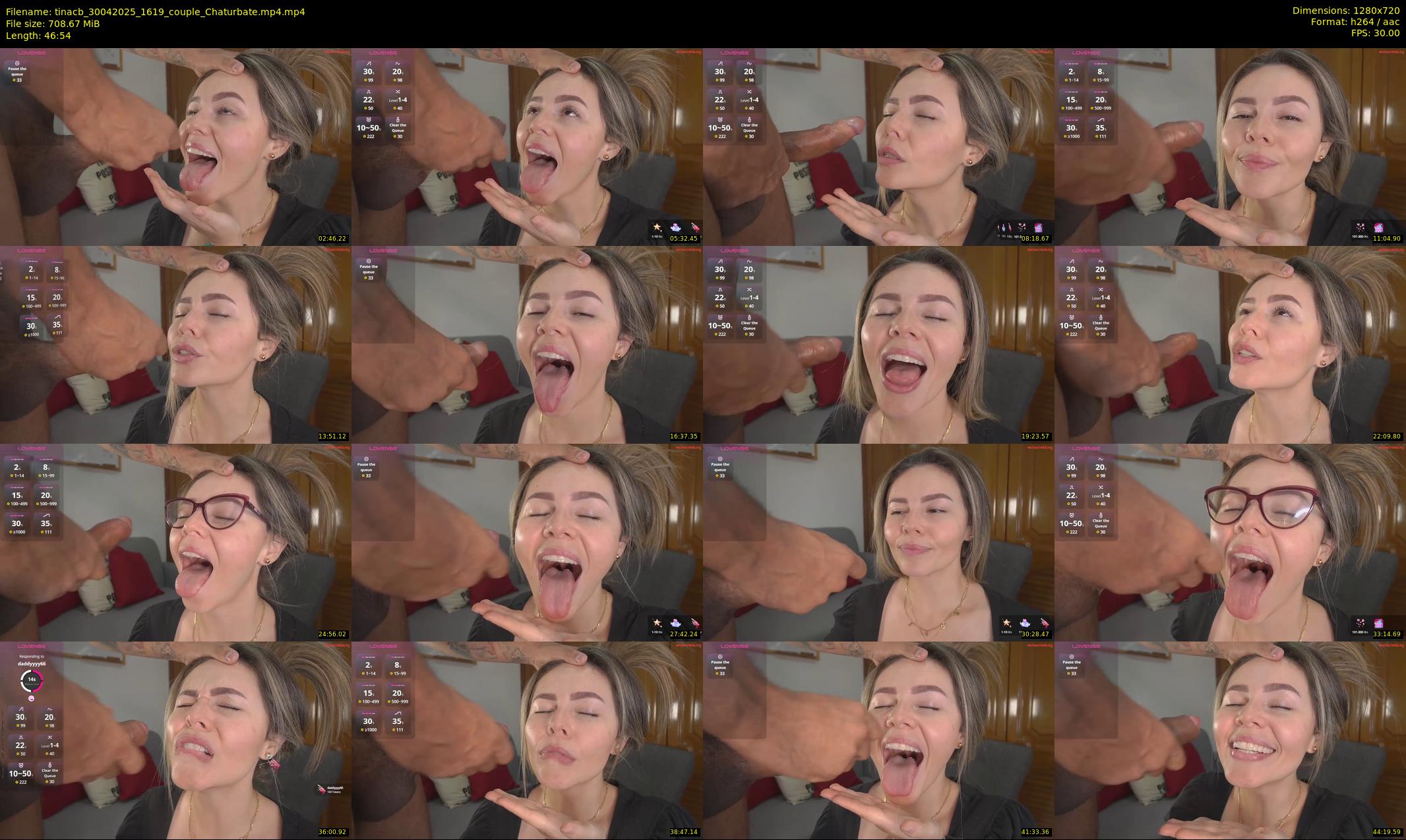 tinacb — 47 minute Chaturbate female cam show recording, 720p, Apr 30, 2025