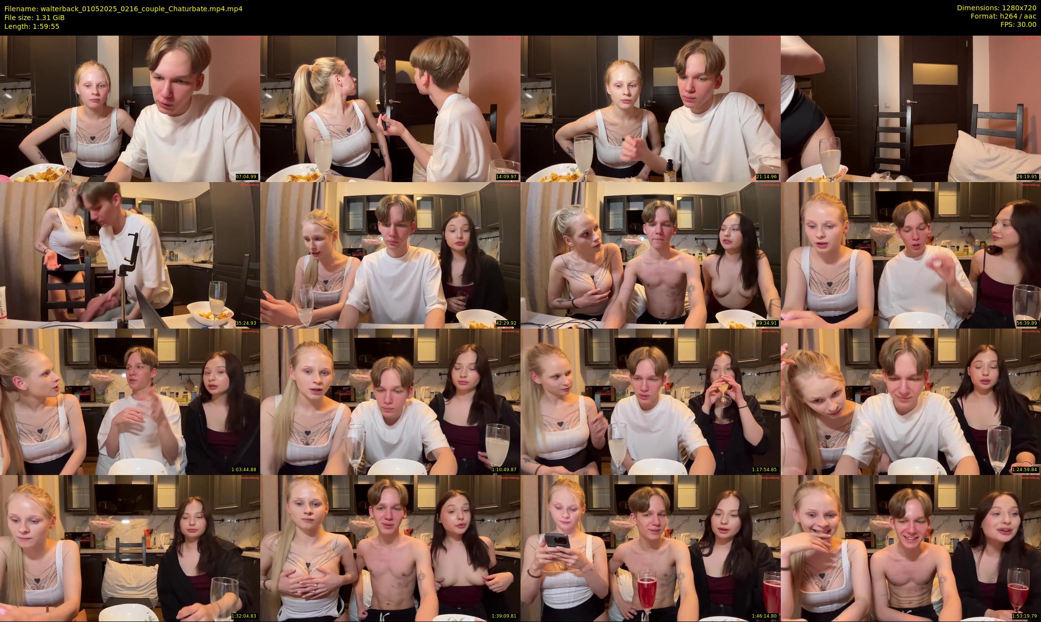 walterback — 120 minute Chaturbate male cam show recording, 720p, May 1, 2025