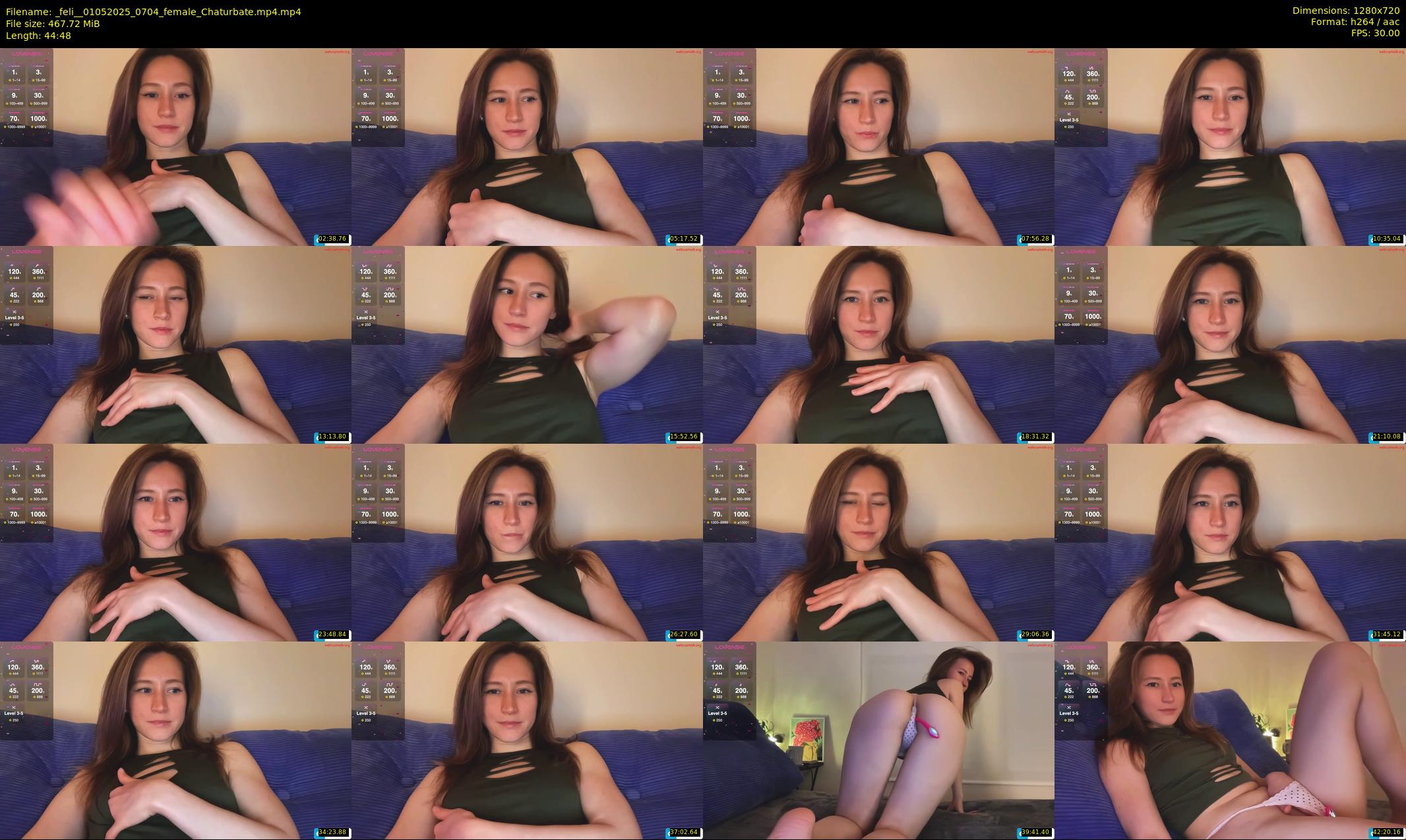_feli_ — 45 minute Chaturbate female cam show recording, 720p, May 1, 2025