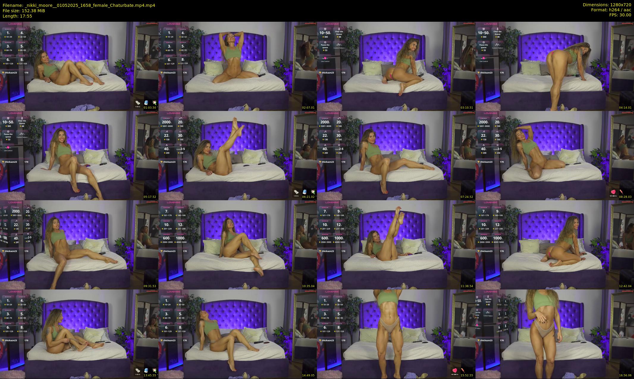 _nikki_moore_ — 18 minute Chaturbate female cam show recording, 720p, May 1, 2025