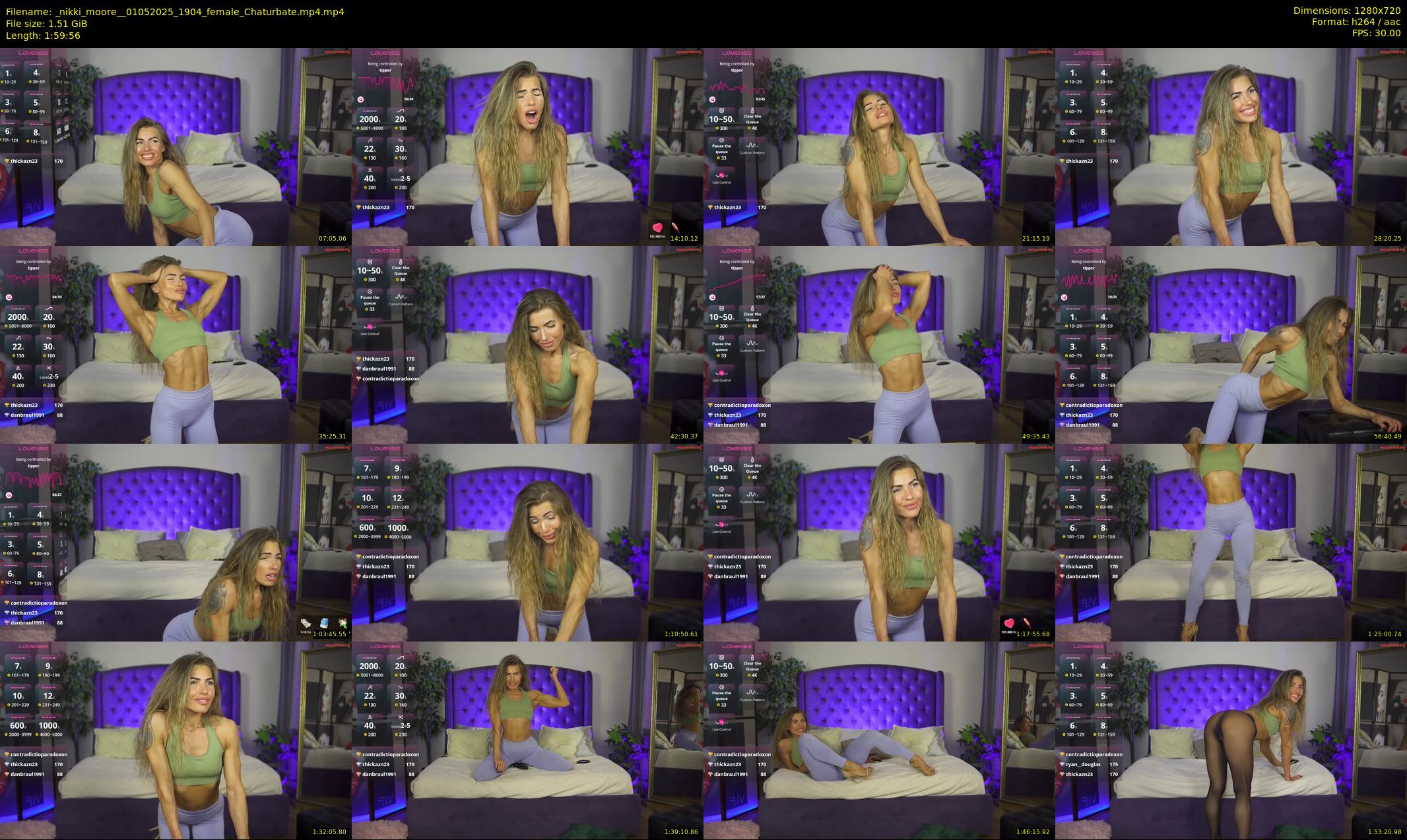 _nikki_moore_ — 120 minute Chaturbate female cam show recording, 720p, May 1, 2025