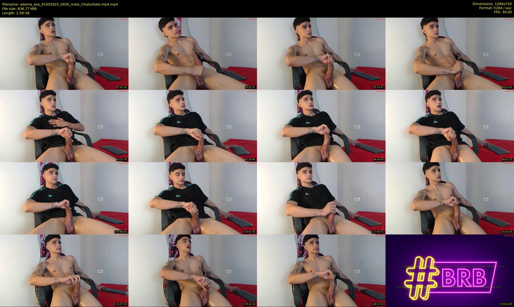 adama_soa — 120 minute Chaturbate male cam show recording, 720p, May 1, 2025