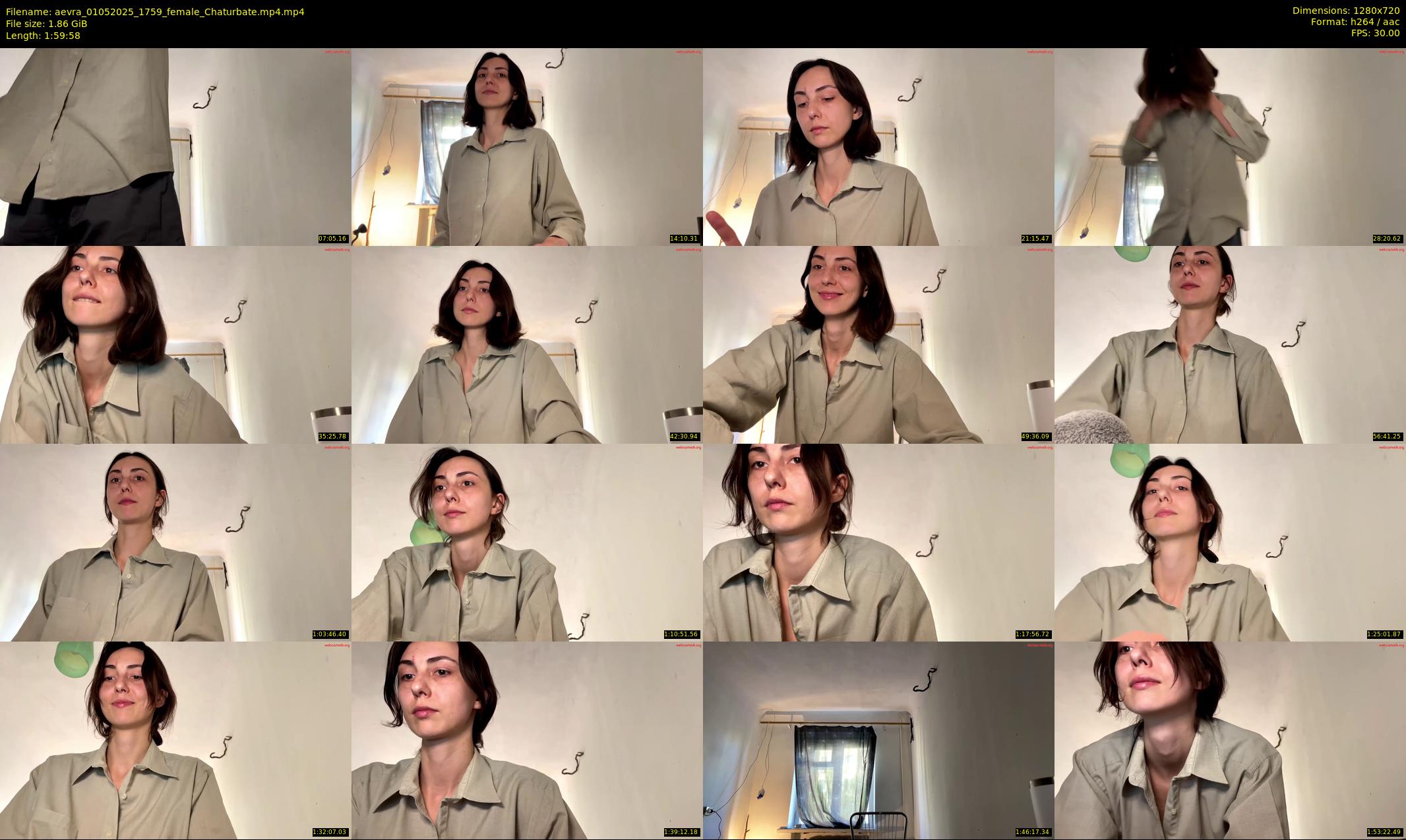 aevra — 120 minute Chaturbate female cam show recording, 720p, May 1, 2025