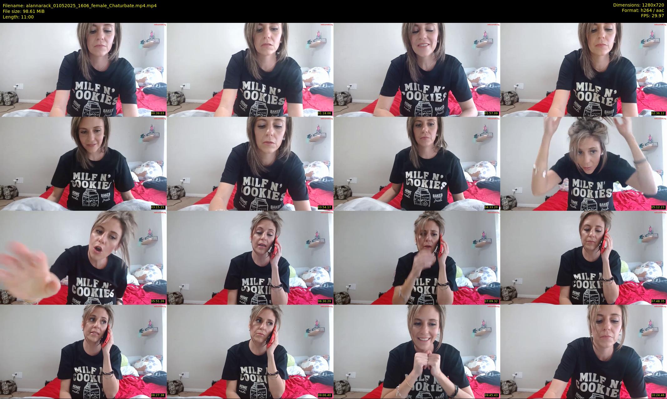 alannarack — 11 minute Chaturbate female cam show recording, 720p, May 1, 2025