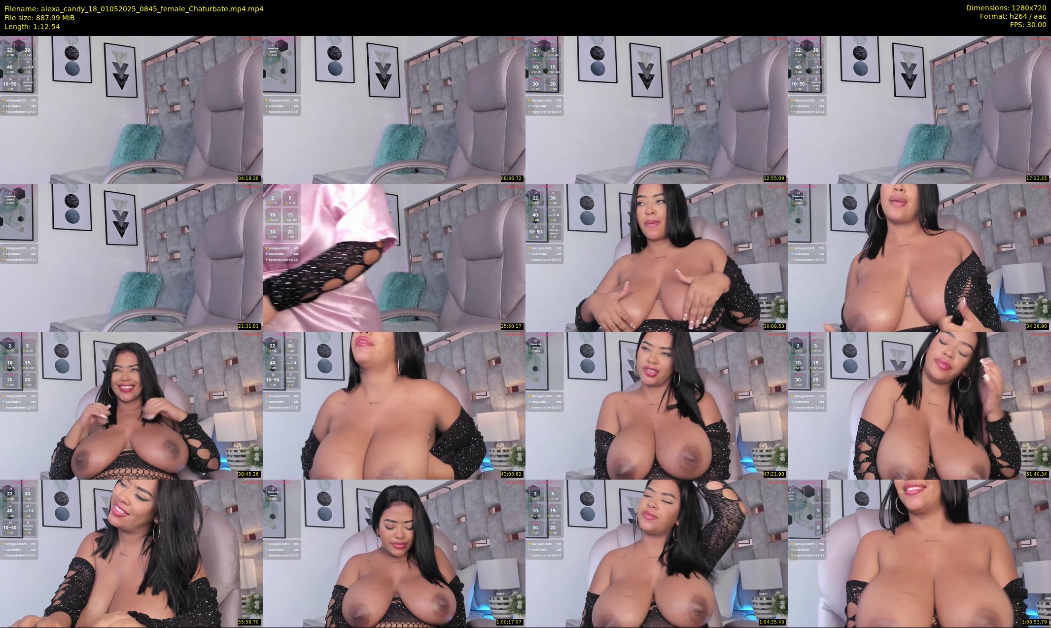 alexa_candy_18 — 73 minute Chaturbate female cam show recording, 720p, May 1, 2025