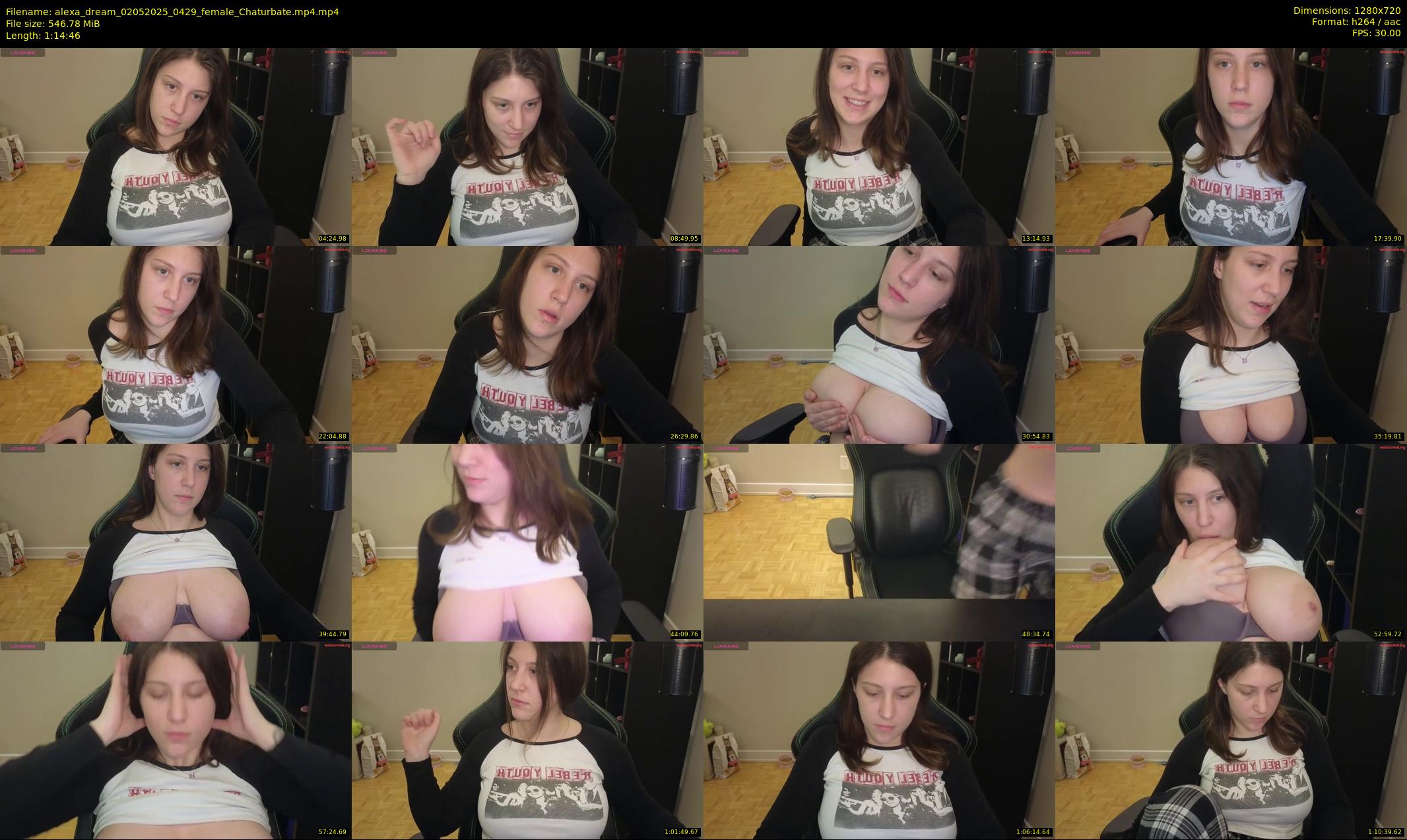 alexa_dream — 75 minute Chaturbate female cam show recording, 720p, May 2, 2025