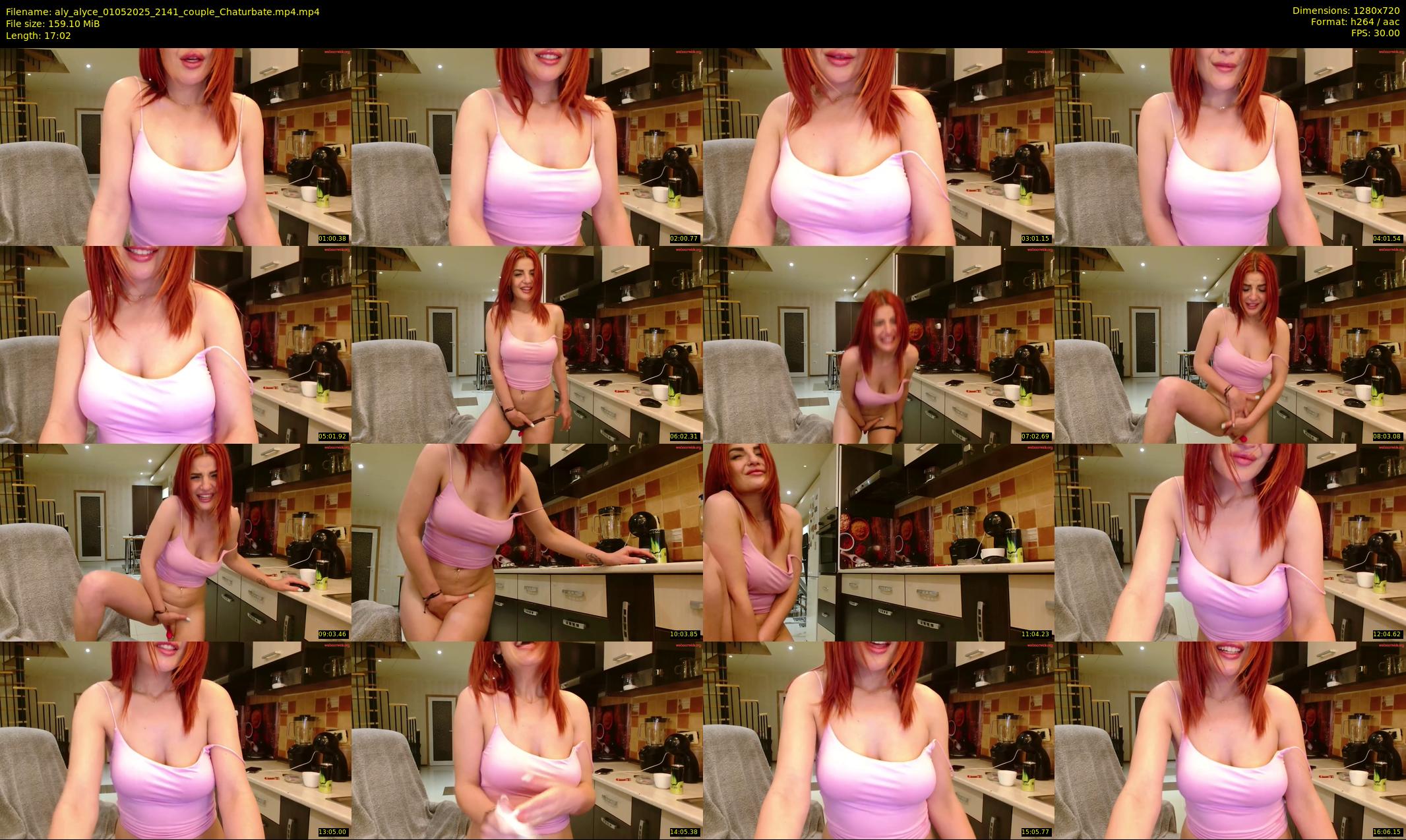 aly_alyce — 18 minute Chaturbate female cam show recording, 720p, May 1, 2025