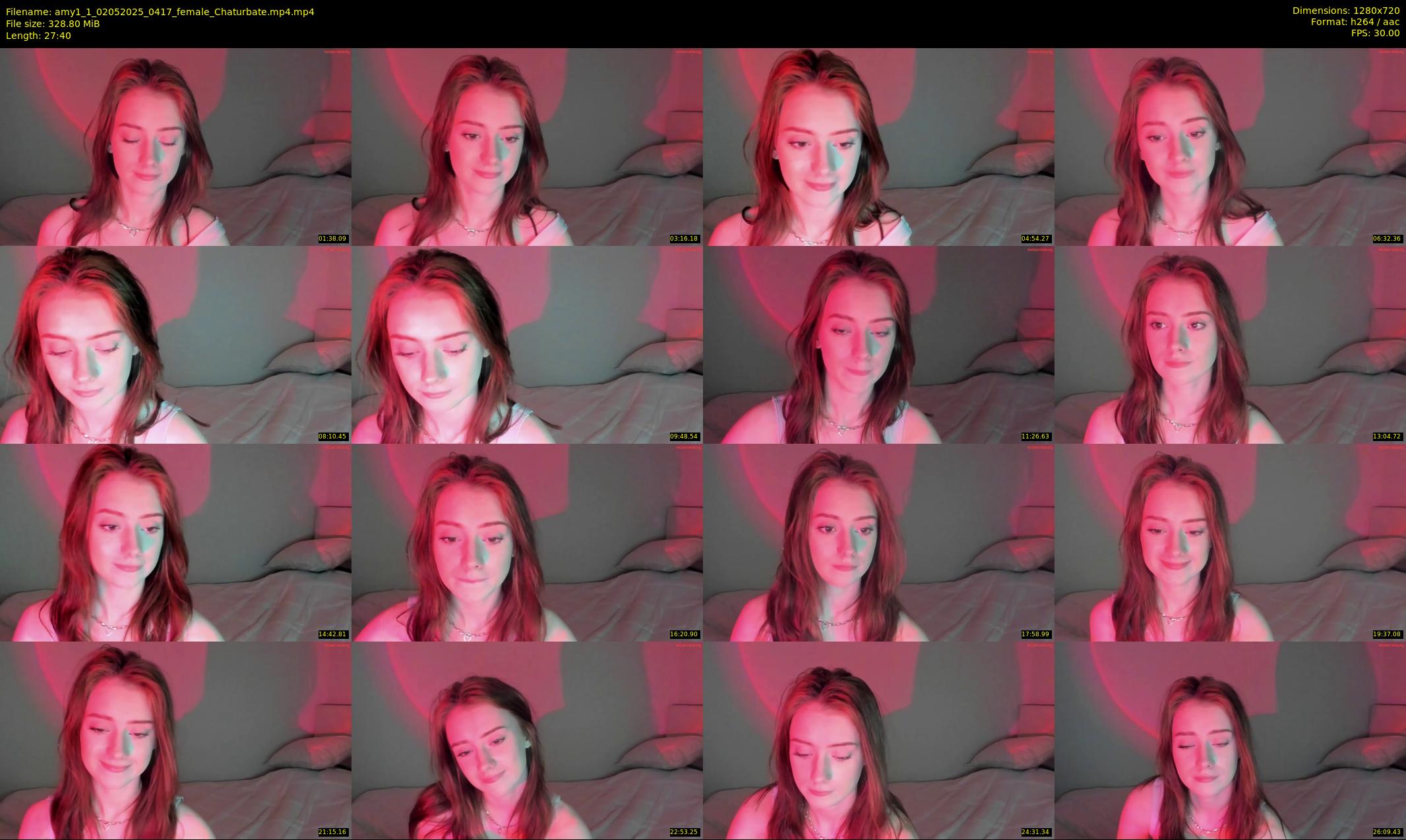 amy1_1 — 28 minute Chaturbate female cam show recording, 720p, May 2, 2025