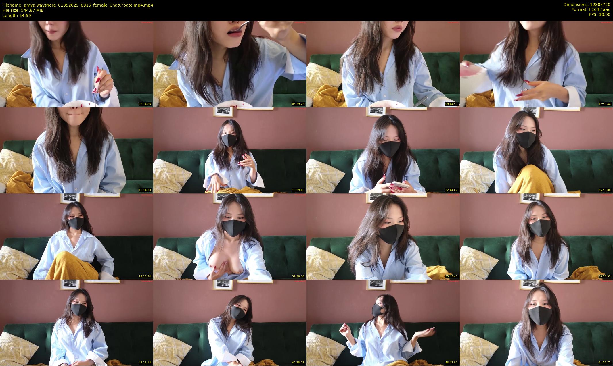 amyalwayshere — 55 minute Chaturbate female cam show recording, 720p, May 1, 2025