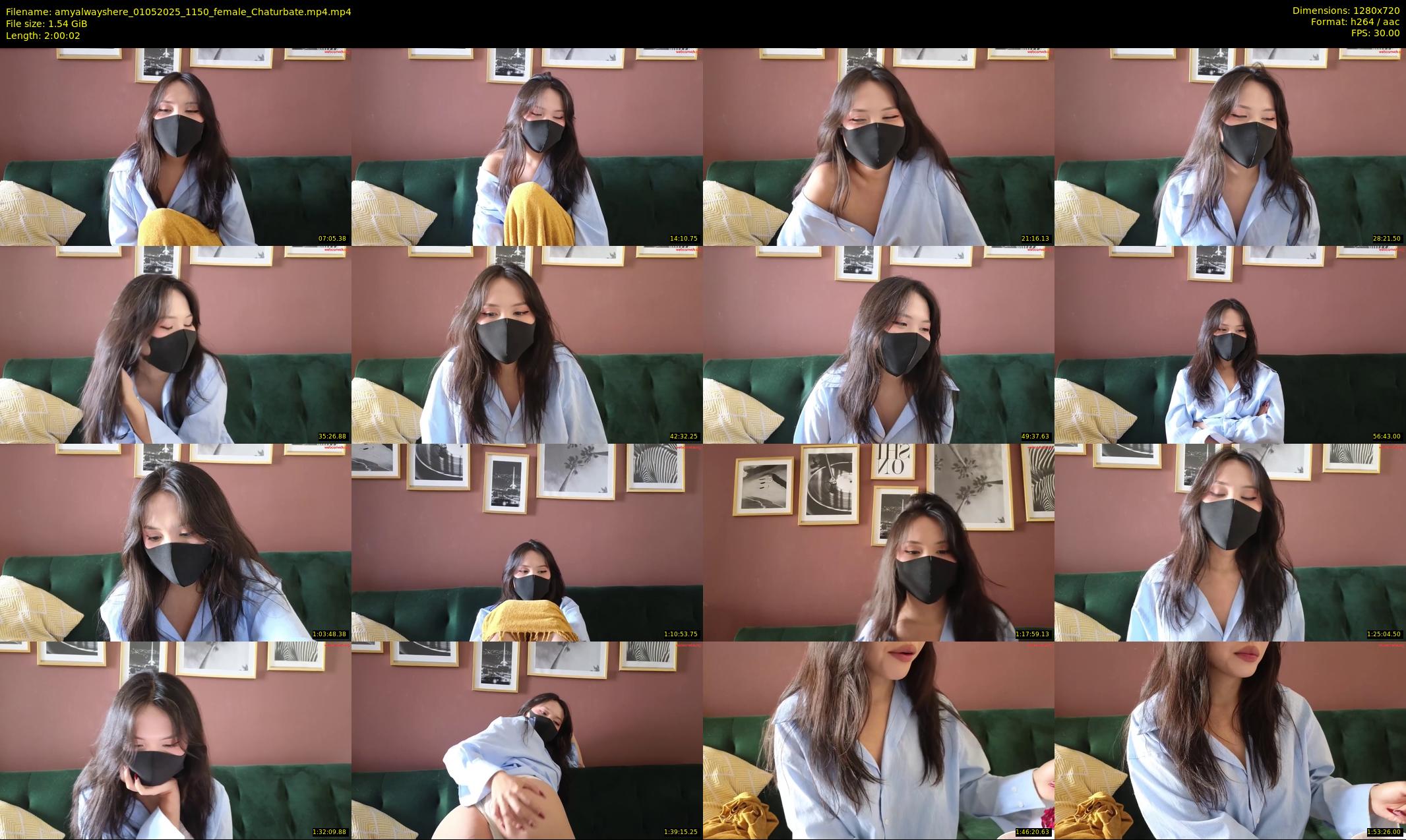 amyalwayshere — 121 minute Chaturbate female cam show recording, 720p, May 1, 2025