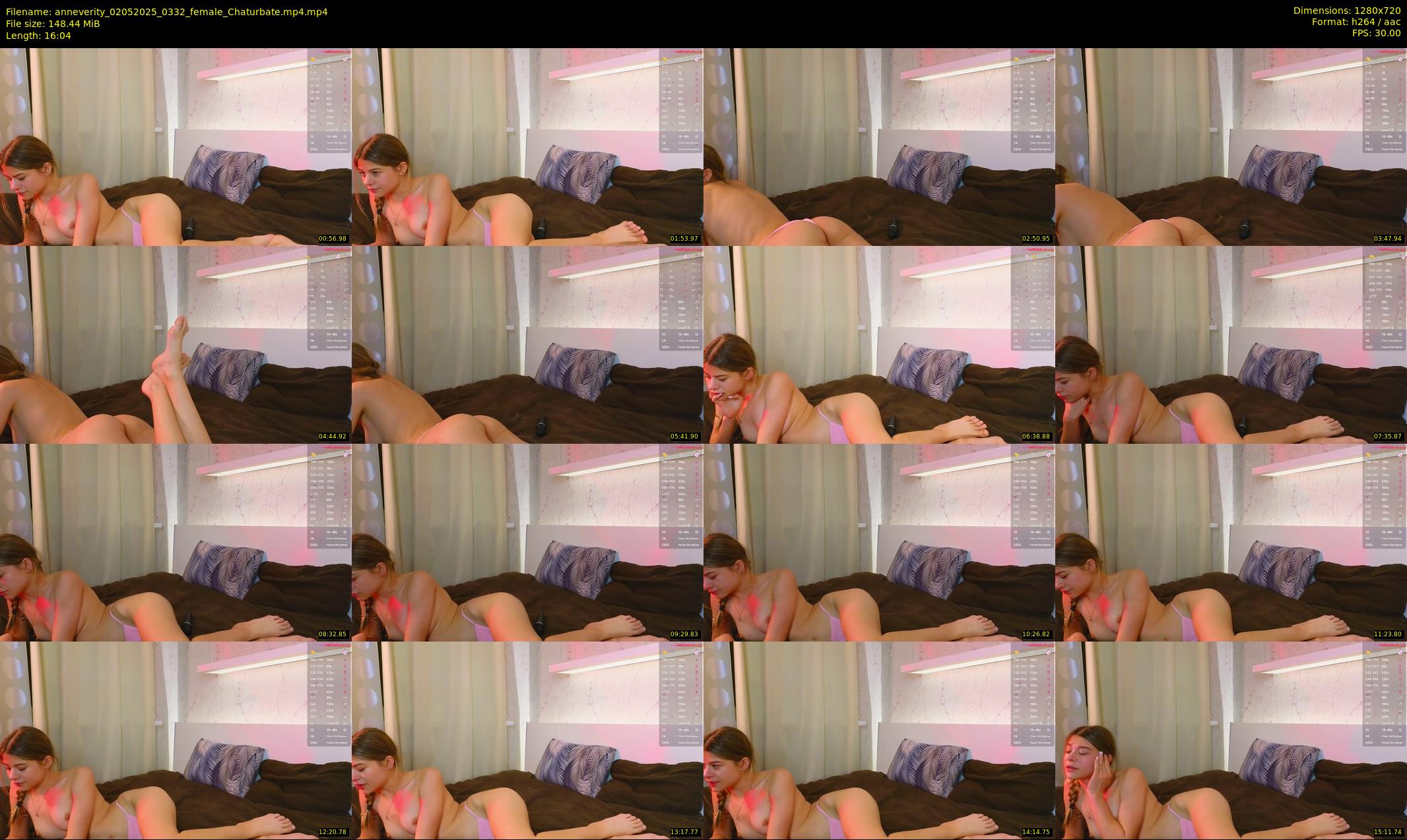 anneverity — 17 minute Chaturbate female cam show recording, 720p, May 2, 2025
